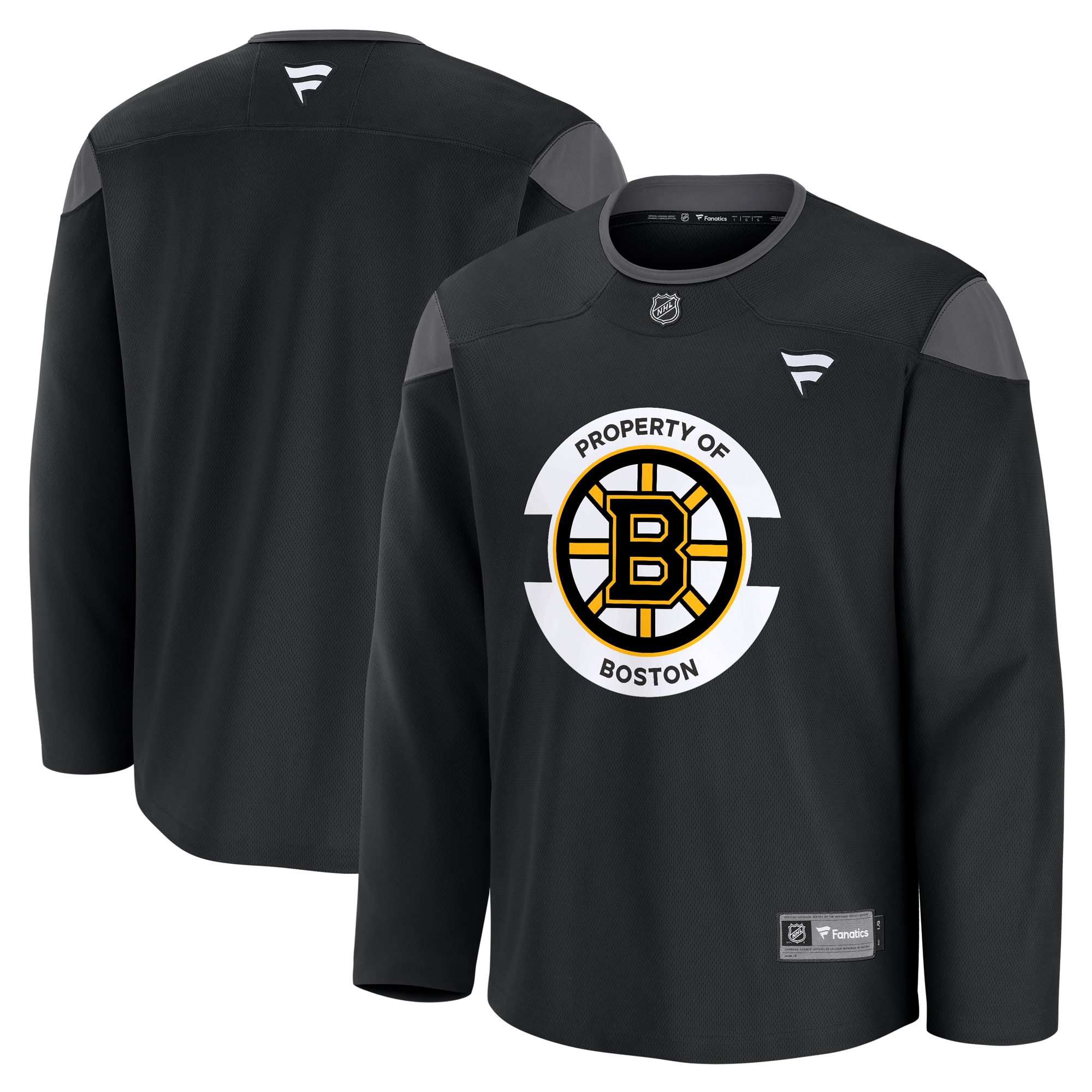 Boston Bruins Fanatics Practice Jersey - Black