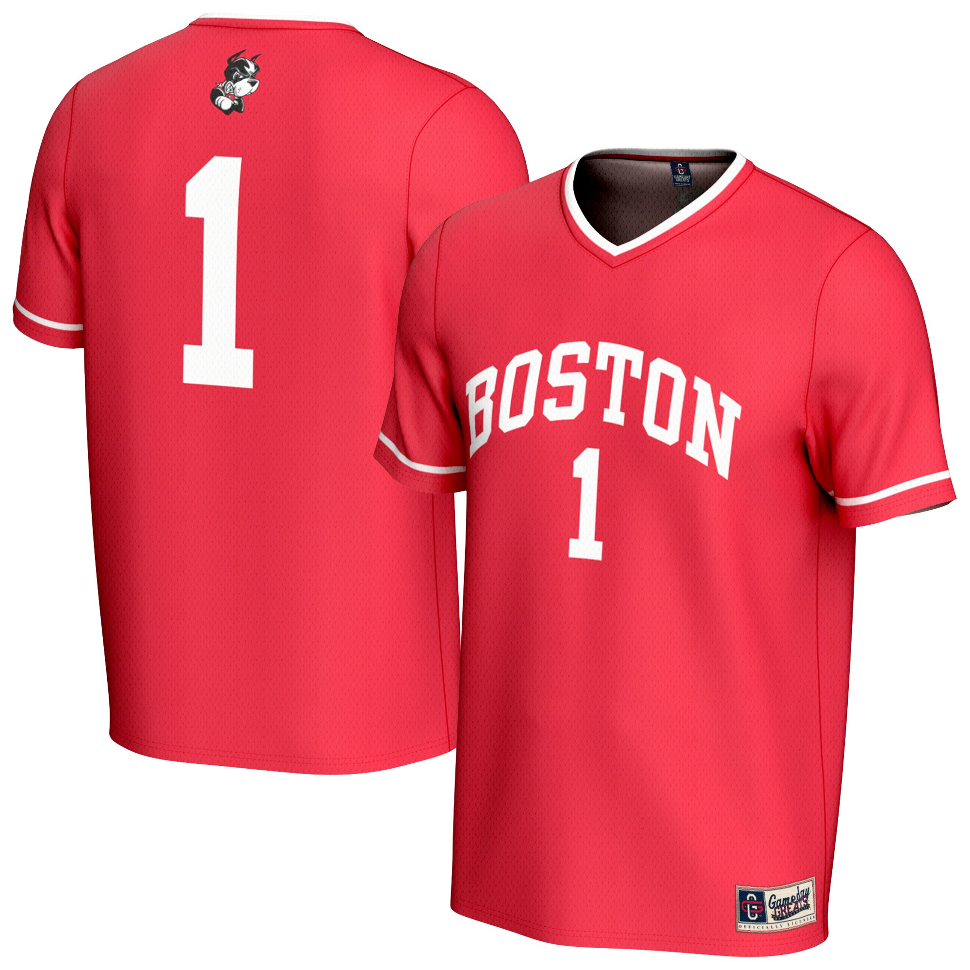 Boston University GameDay Greats Unisex Women's Soccer Lightweight Fashion Jersey - Scarlet