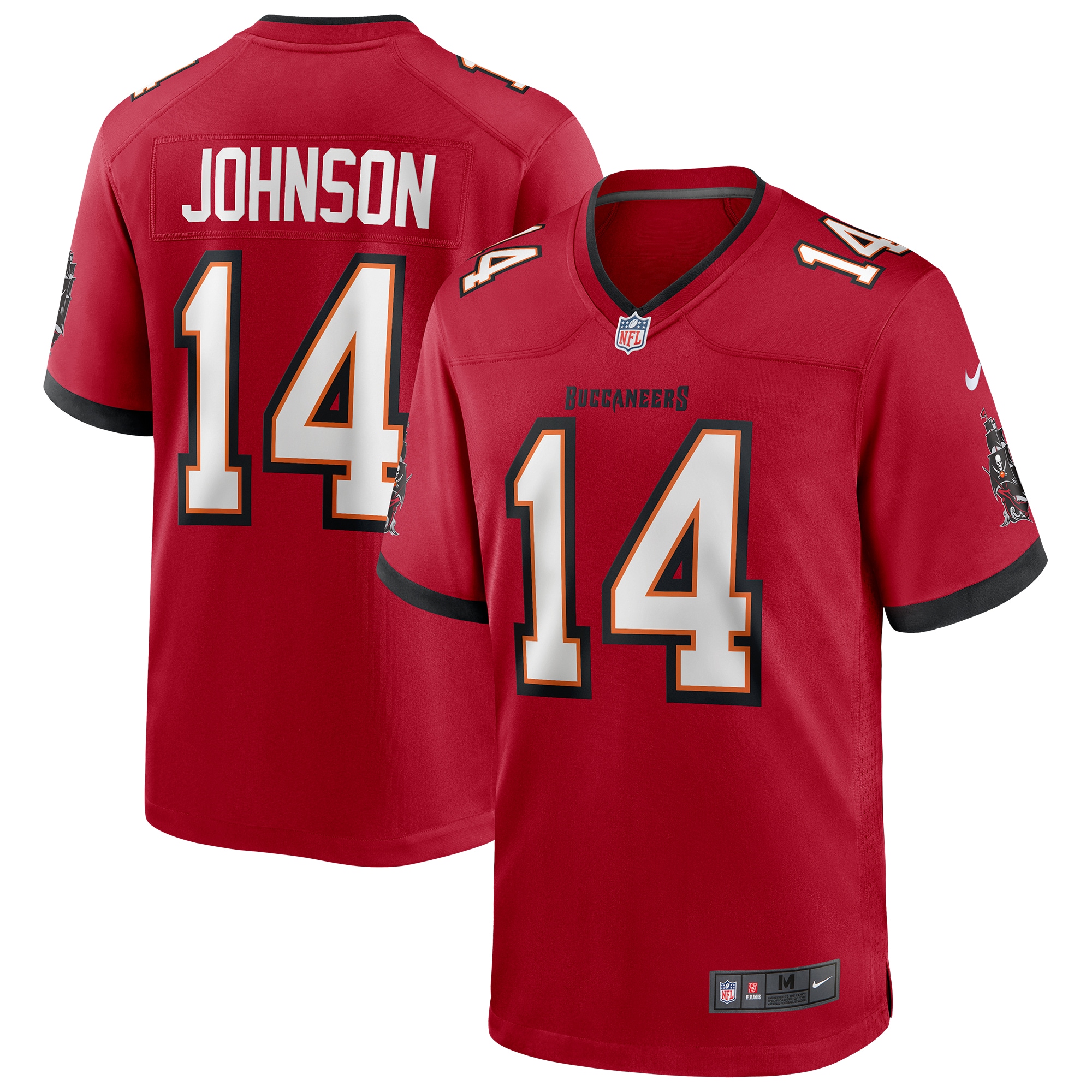 Brad Johnson Tampa Bay Buccaneers Game Retired Player Jersey - Red