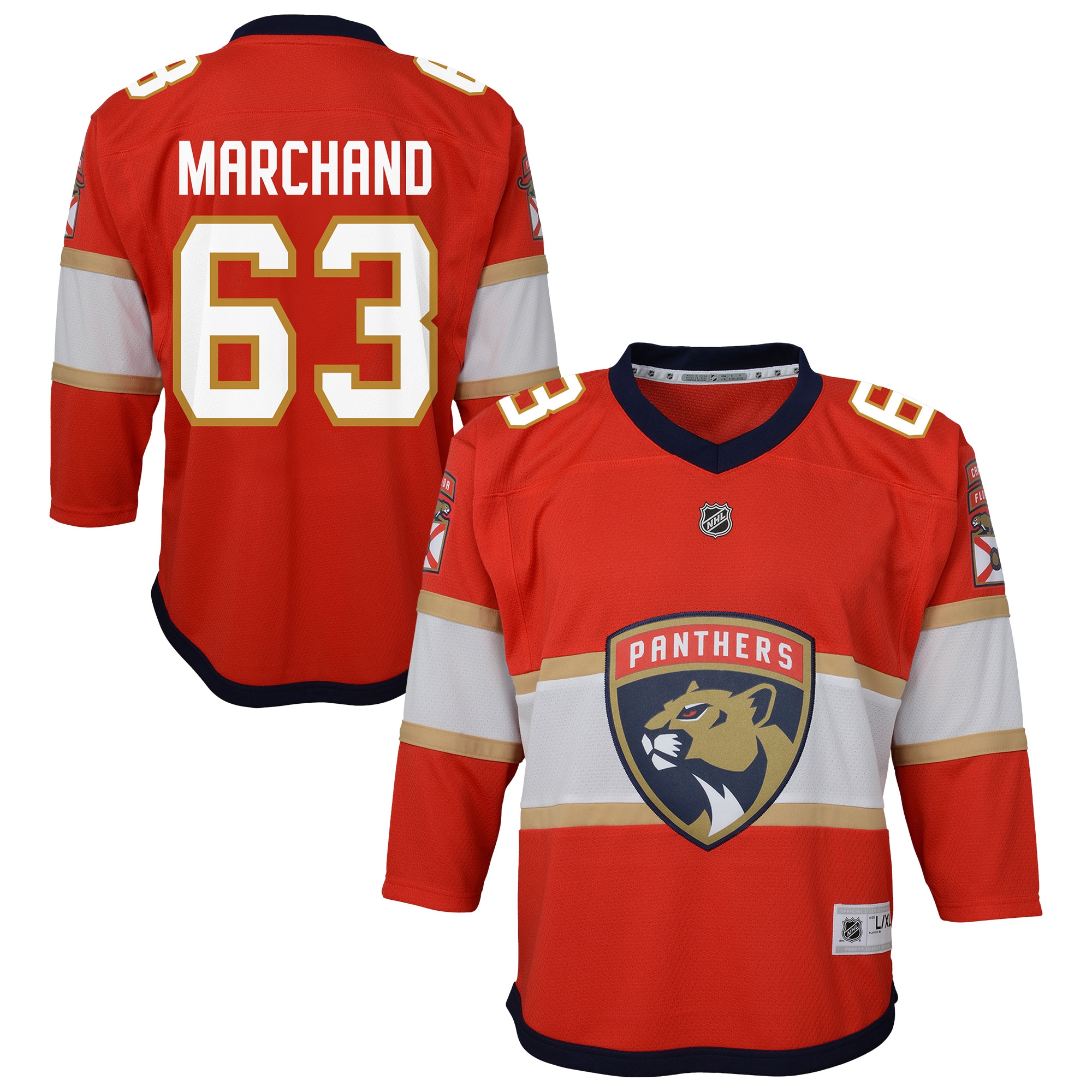Brad Marchand Florida Panthers Outerstuff Youth Home Jersey - Red