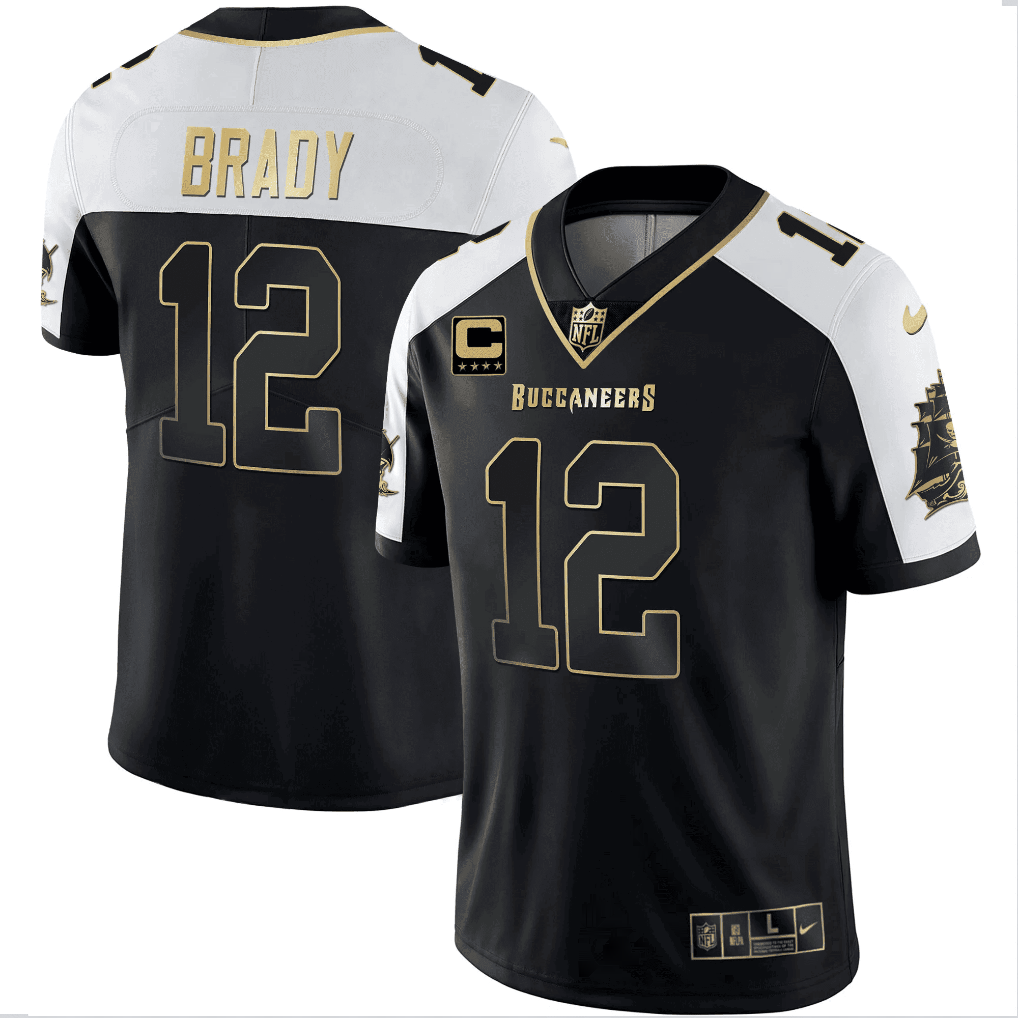 Alternative view of Brady Bucs Red Jersey - Nike - Limited Edition Gold Trim