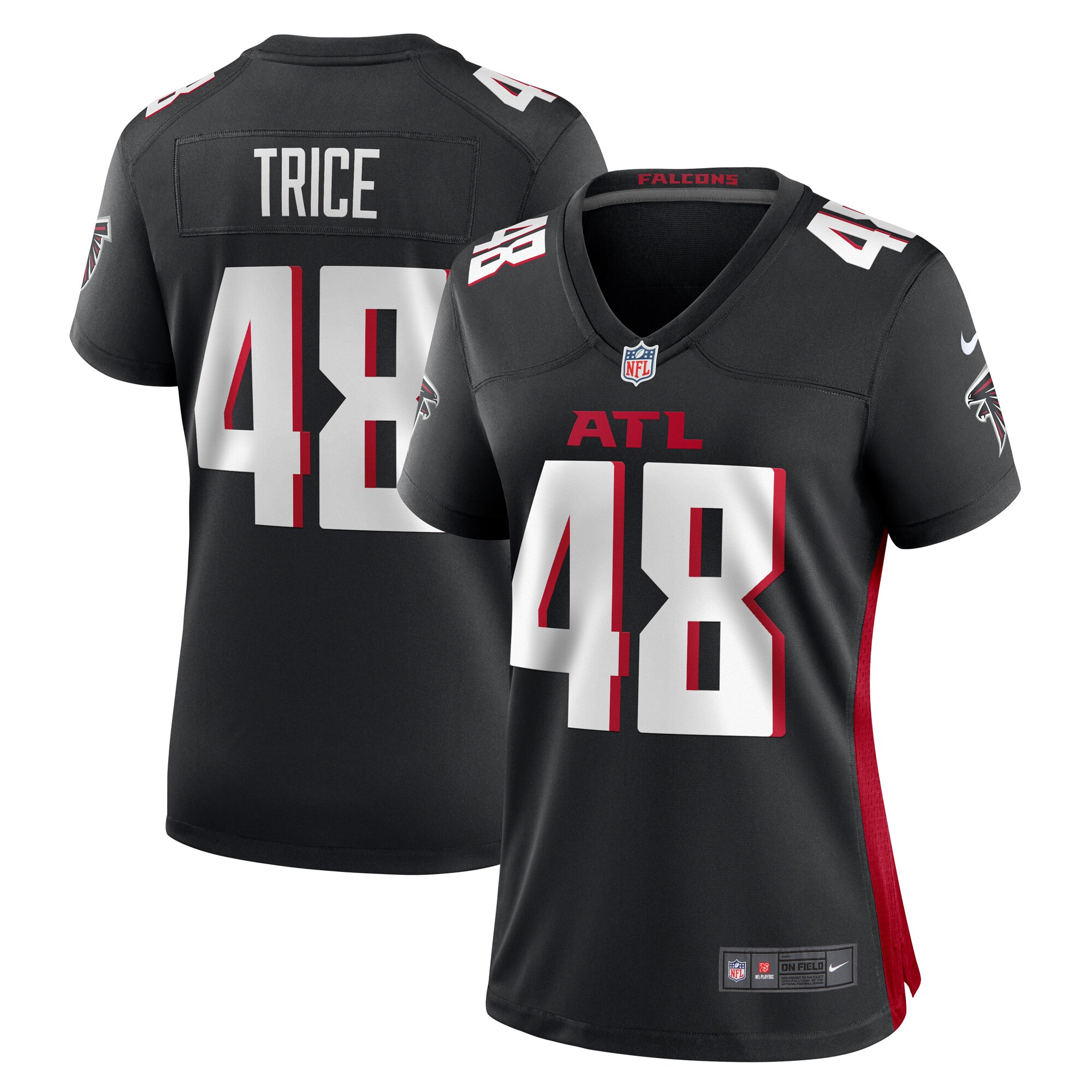 Bralen Trice Atlanta Falcons Women's Game Jersey - Black