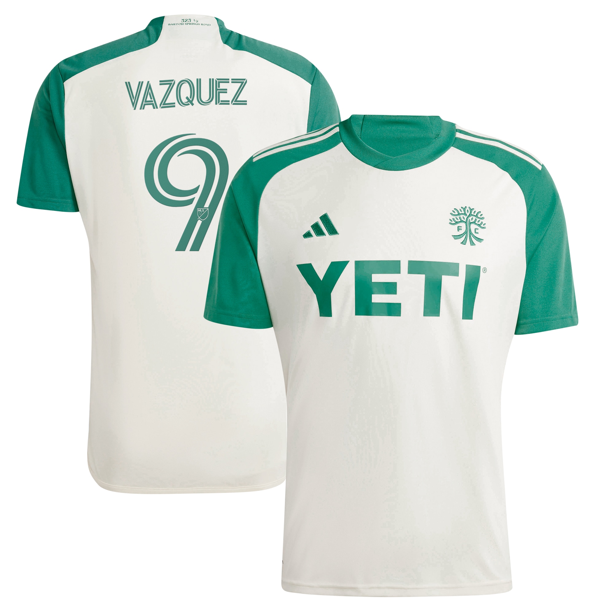 Brandon Vazquez Austin FC 2024 The Armadillo Kit Player Jersey