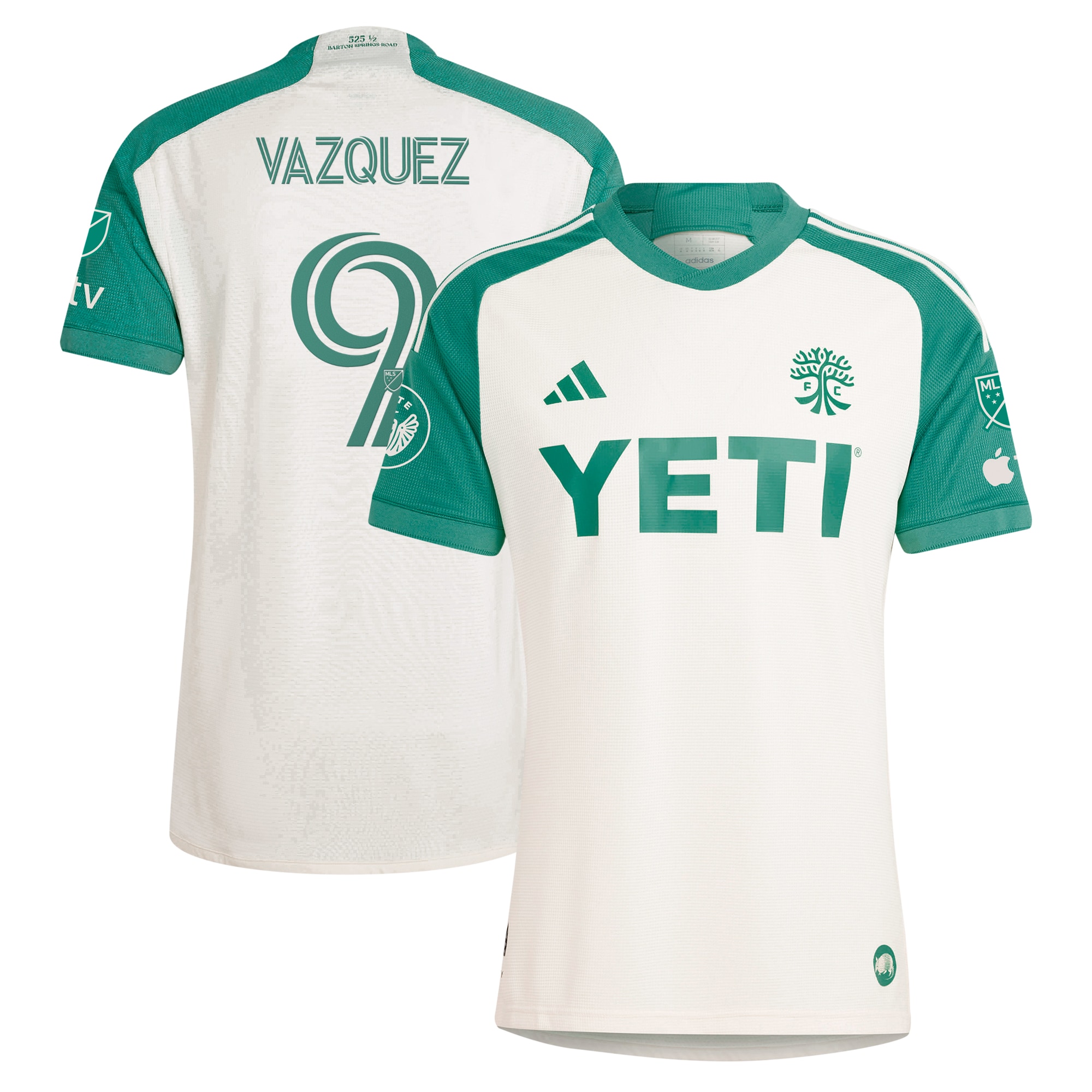 Brandon Vazquez Austin FC 2024 The Armadillo Kit Player Jersey