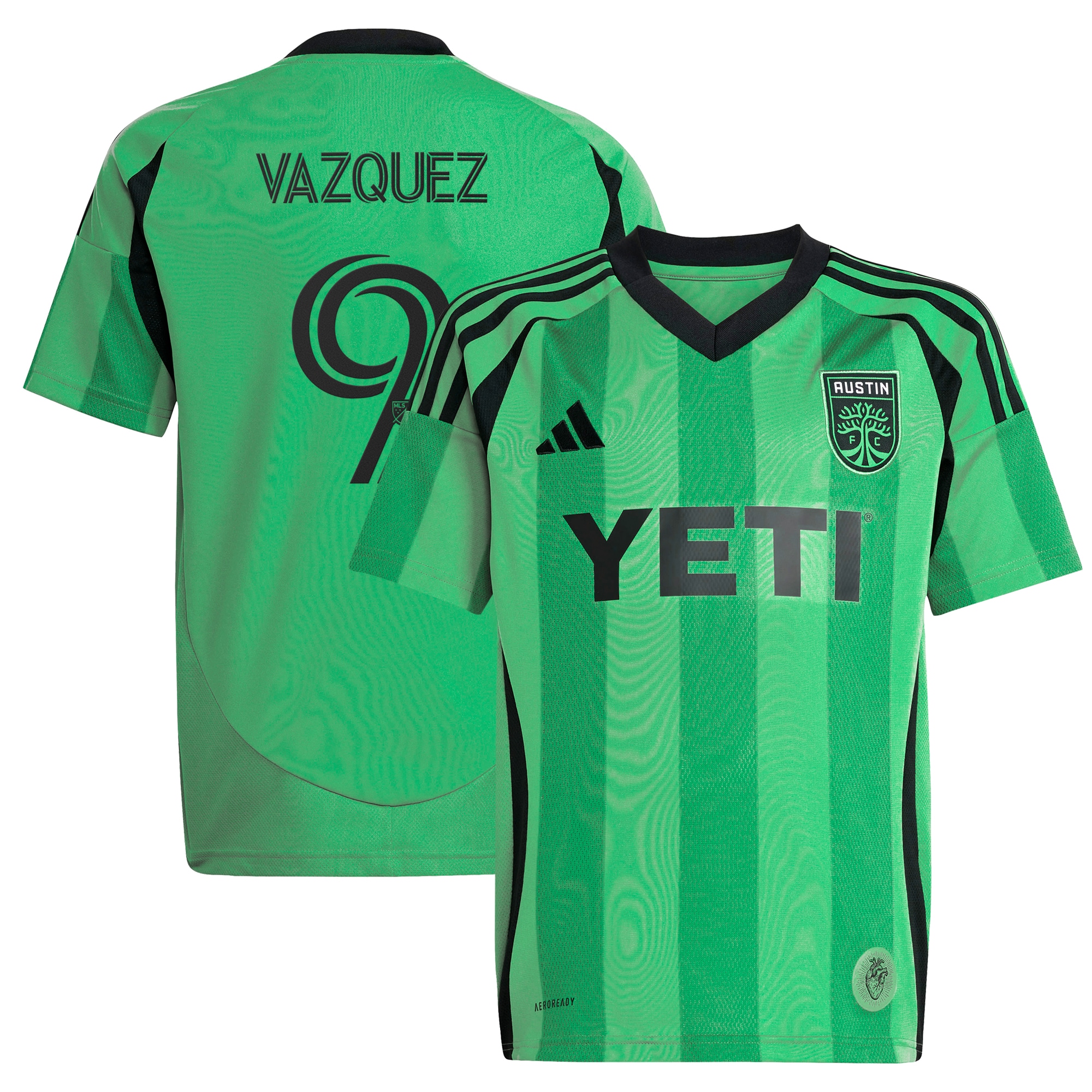 Brandon Vazquez Austin FC Women's 2025 The Heartbeat Kit Player Jersey