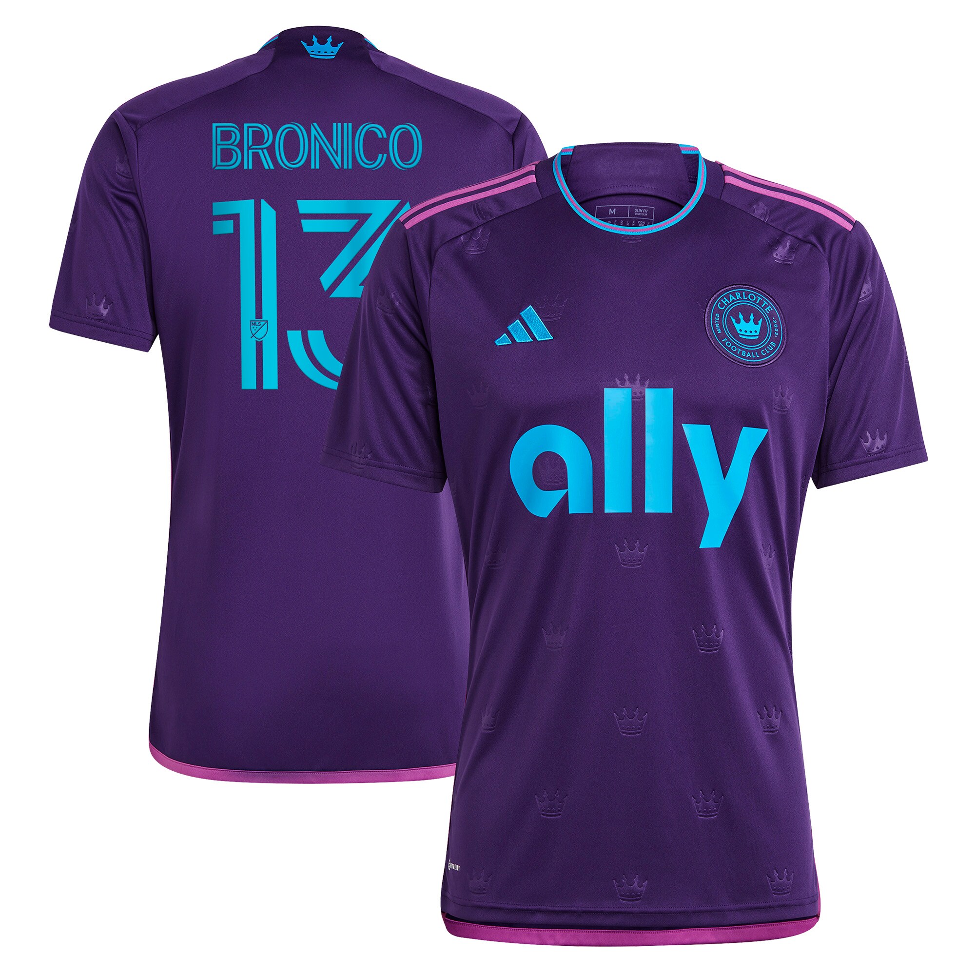 Brandt Bronico Charlotte FC 2023 Crown Jewel Kit Jersey - Purple