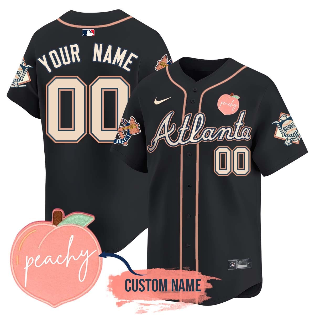 Alternative view of Braves City Connect Jersey nike - Nike Braves City Connect Jersey
