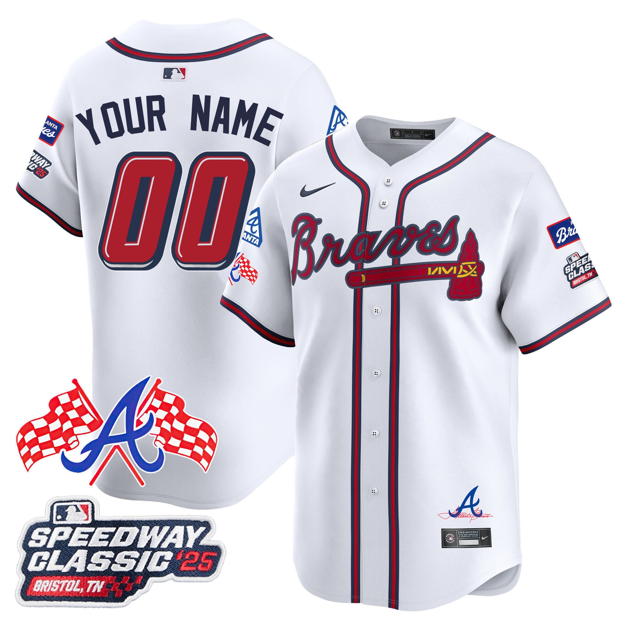 Alternative view of Braves Speedway Classic Jersey nike - Braves Speedway Classic Jersey