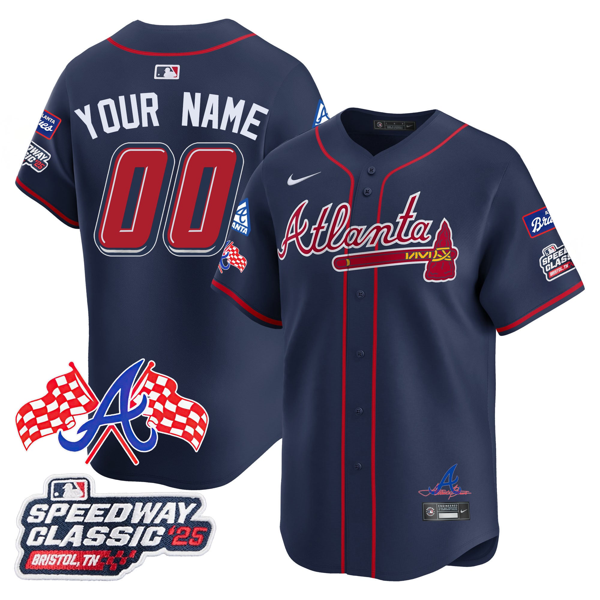 Braves Speedway Classic Jersey nike - Braves Speedway Classic Jersey