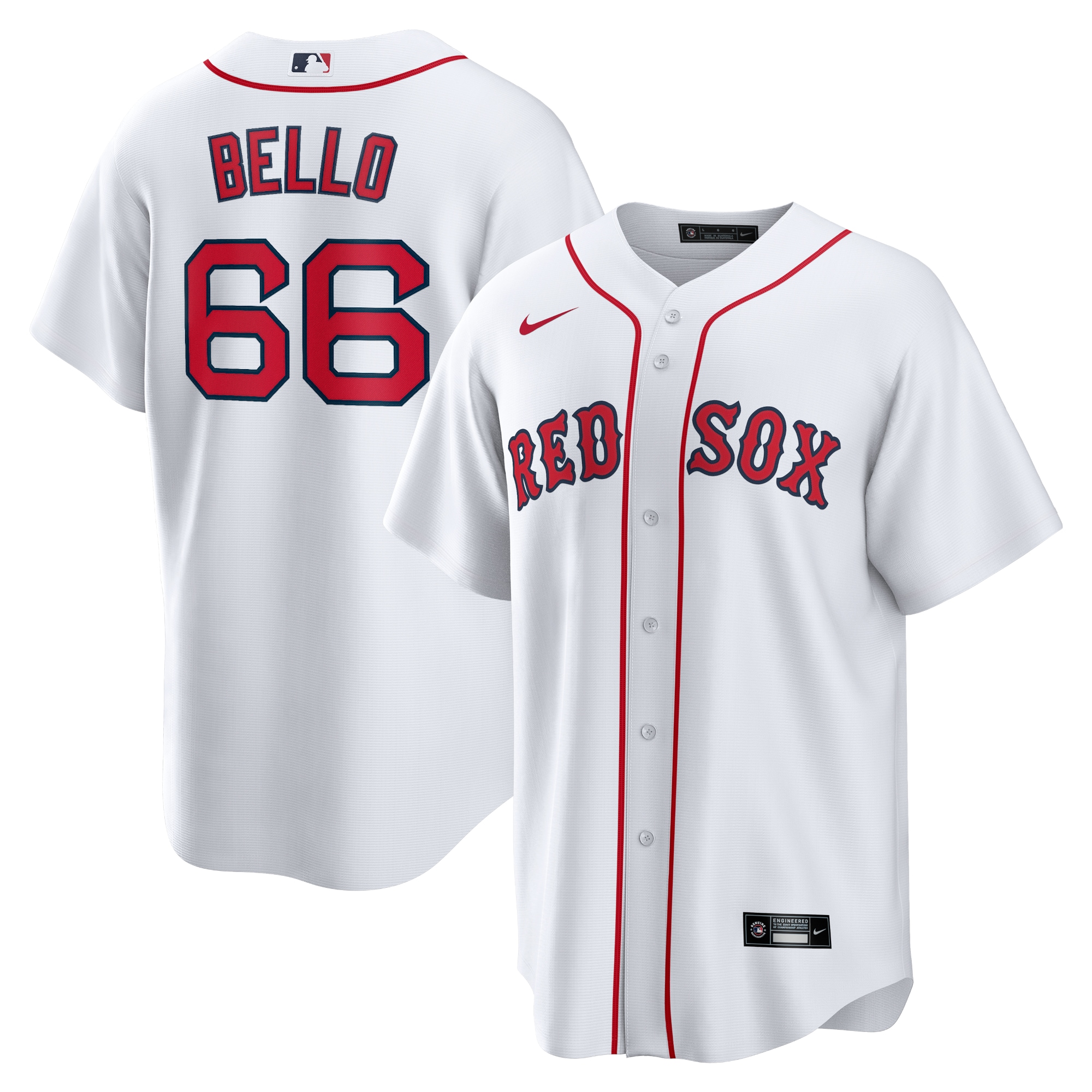Brayan Bello Boston Red Sox Home Jersey - White
