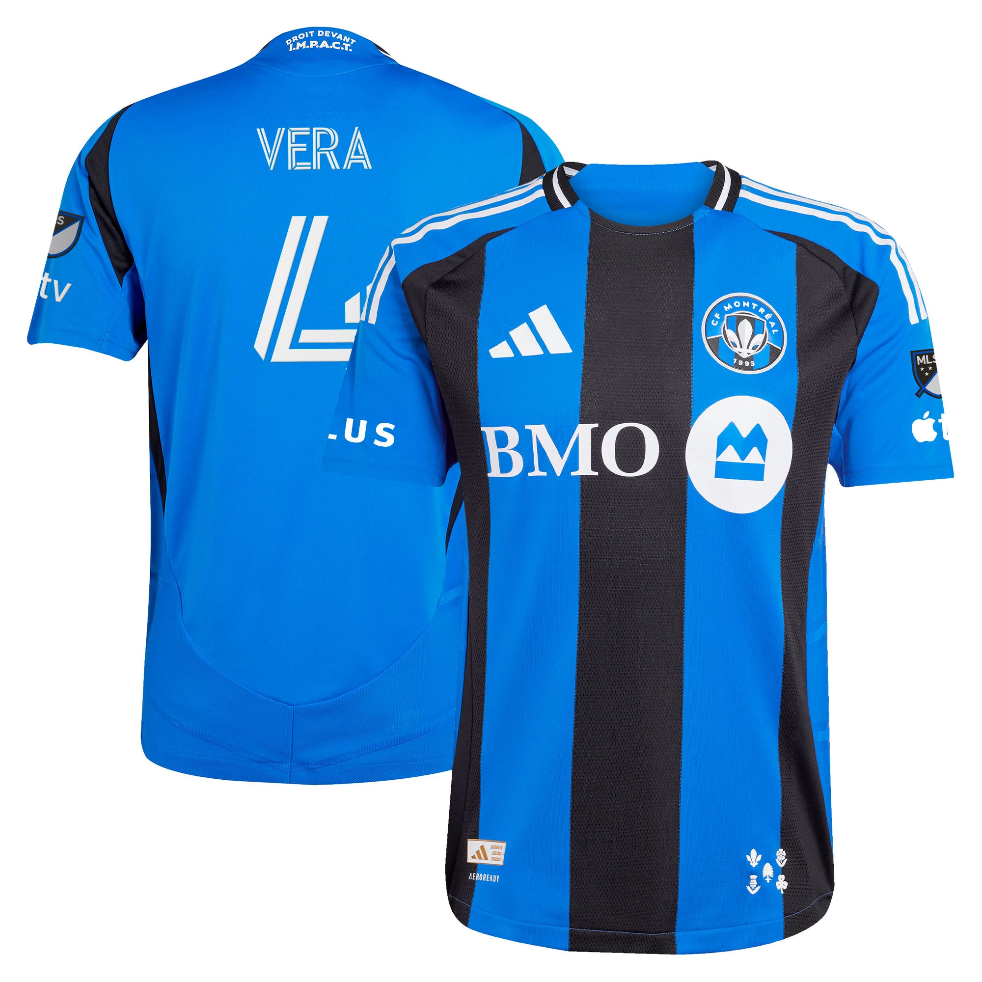 Brayan Vera CF Montreal 2025 Montréal Original On-Field Jersey – Blue