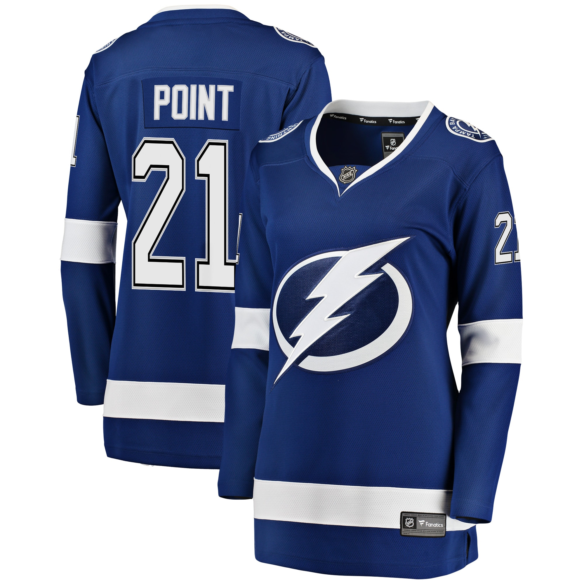 Brayden Point Tampa Bay Lightning Fanatics Women's Breakaway Player Jersey - Blue