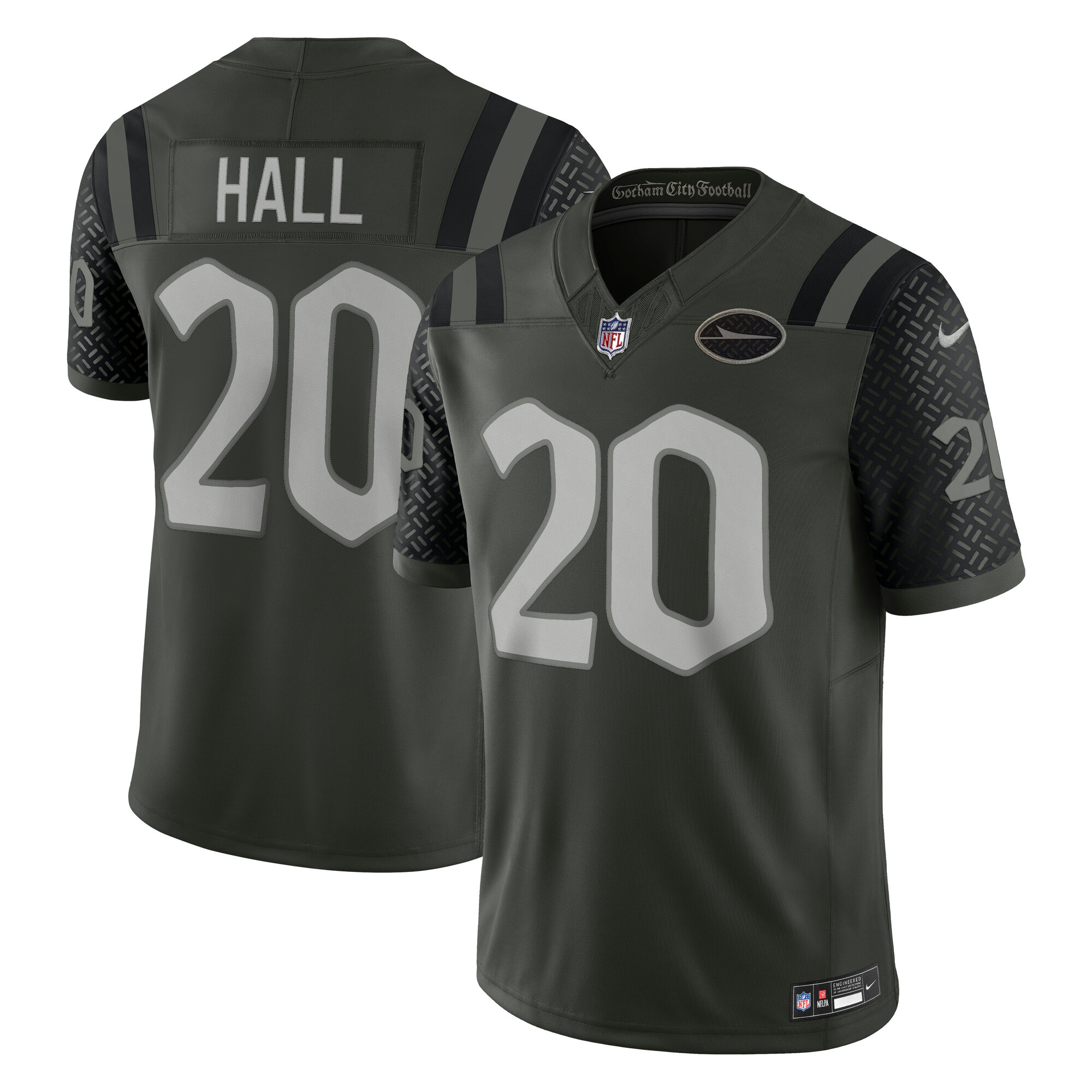 Breece Hall New York Jets 2025 Rivalries Collection Limited Jersey - Gotham Green