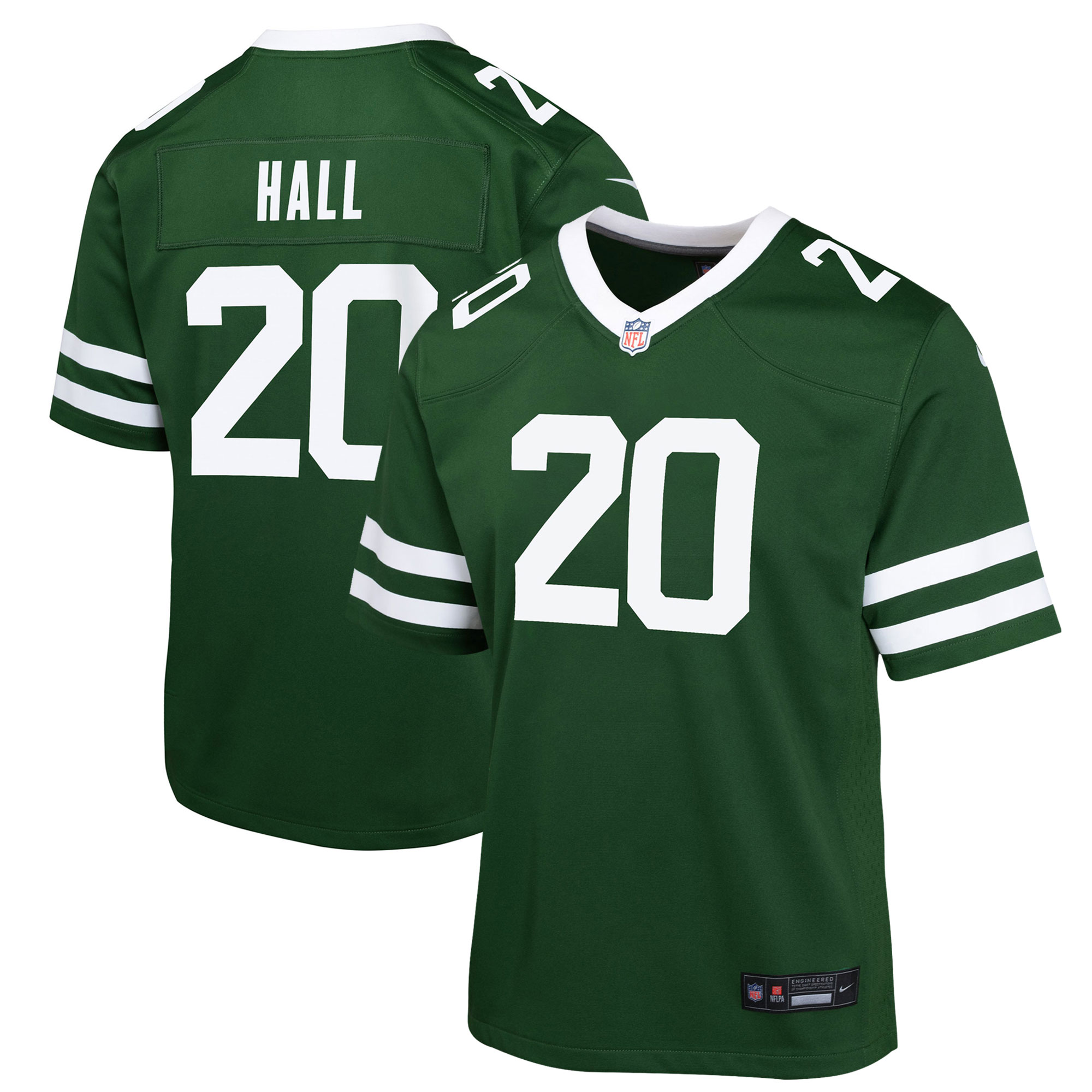Breece Hall New York Jets Youth Game Jersey
