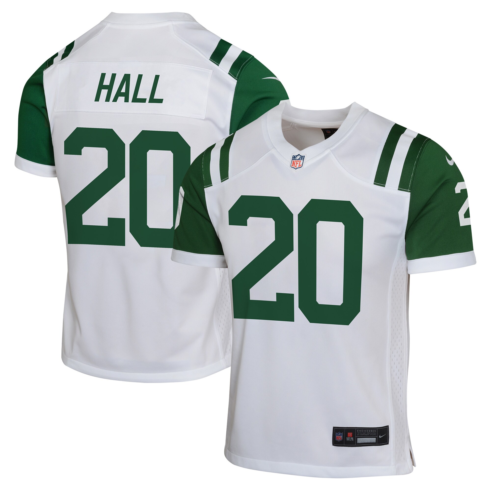 Breece Hall New York Jets Youth Game Jersey - White