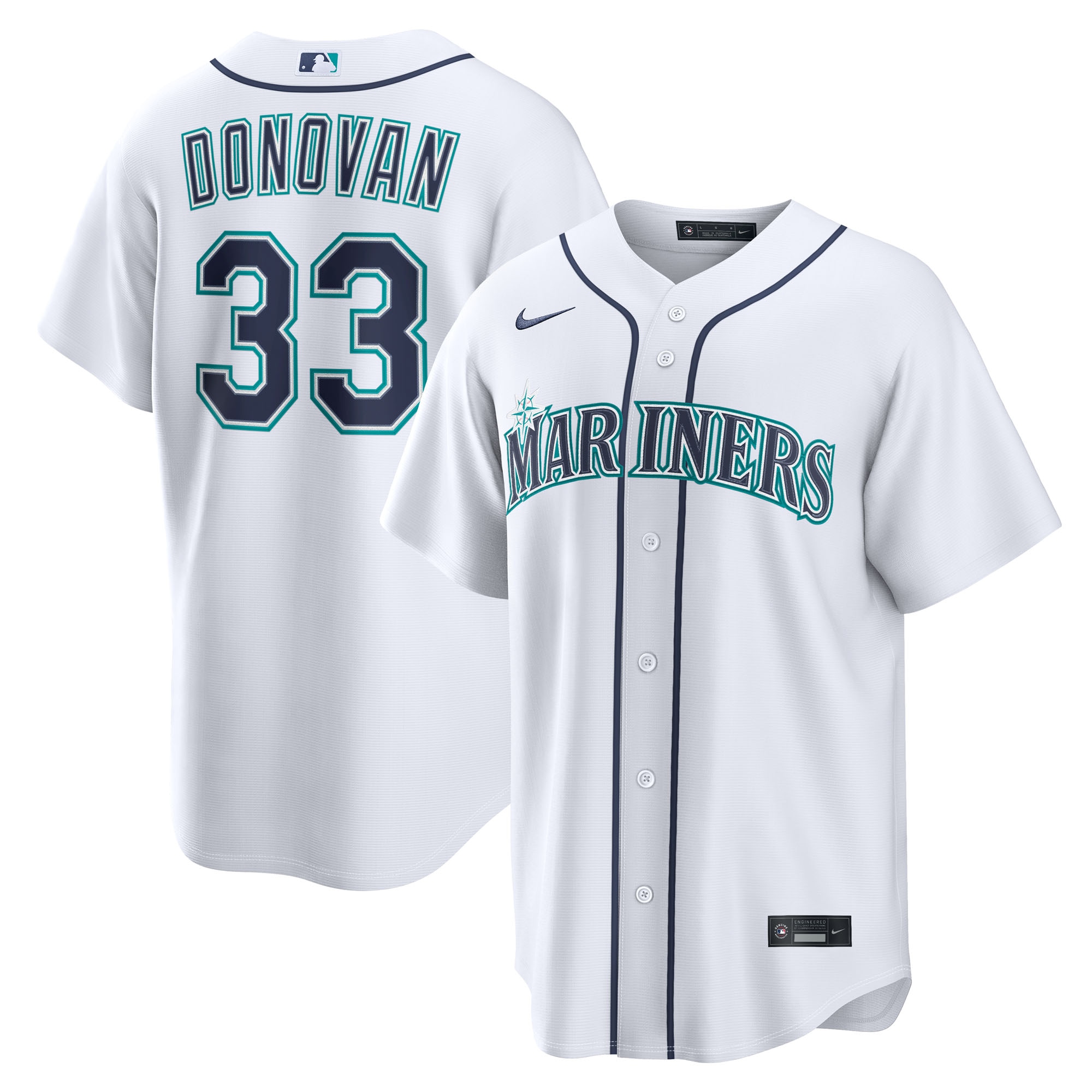 Brendan Donovan Seattle Mariners Home Jersey - White