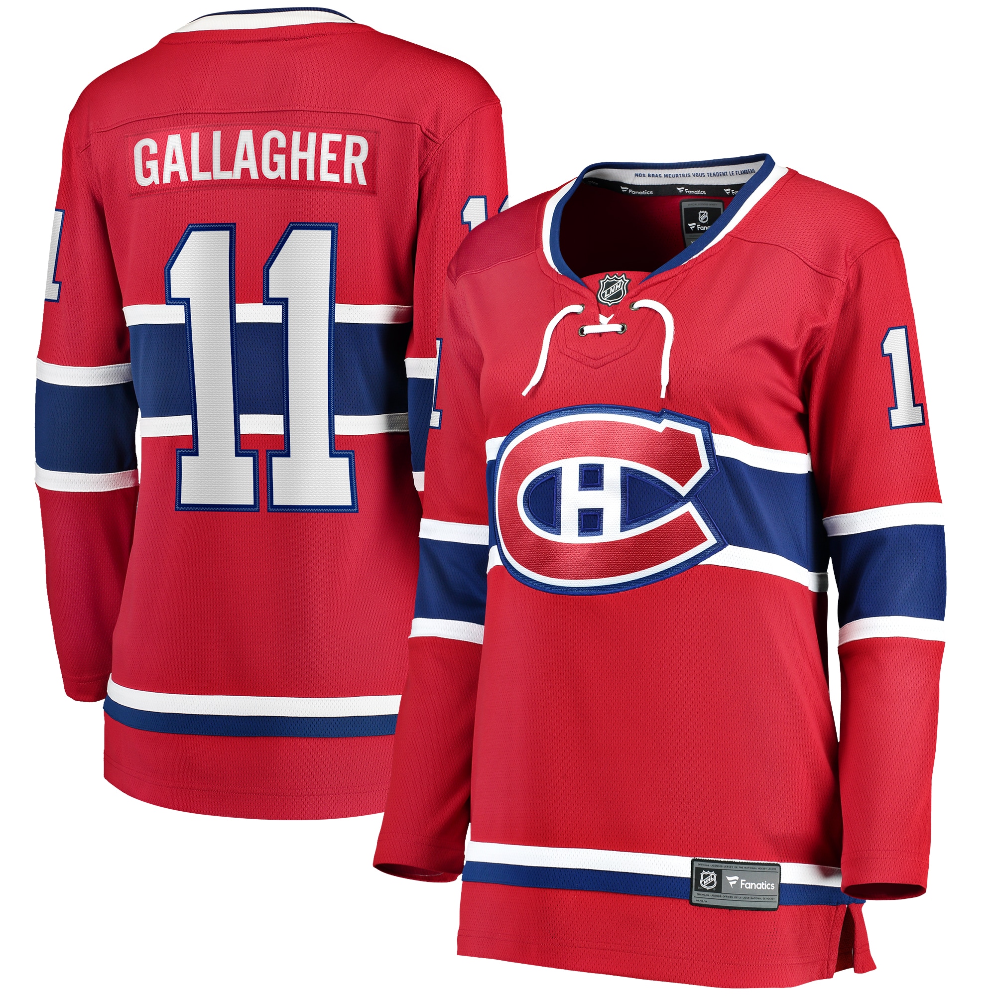 Brendan Gallagher Montreal Canadiens Fanatics Women's Home Breakaway Player Jersey - Red