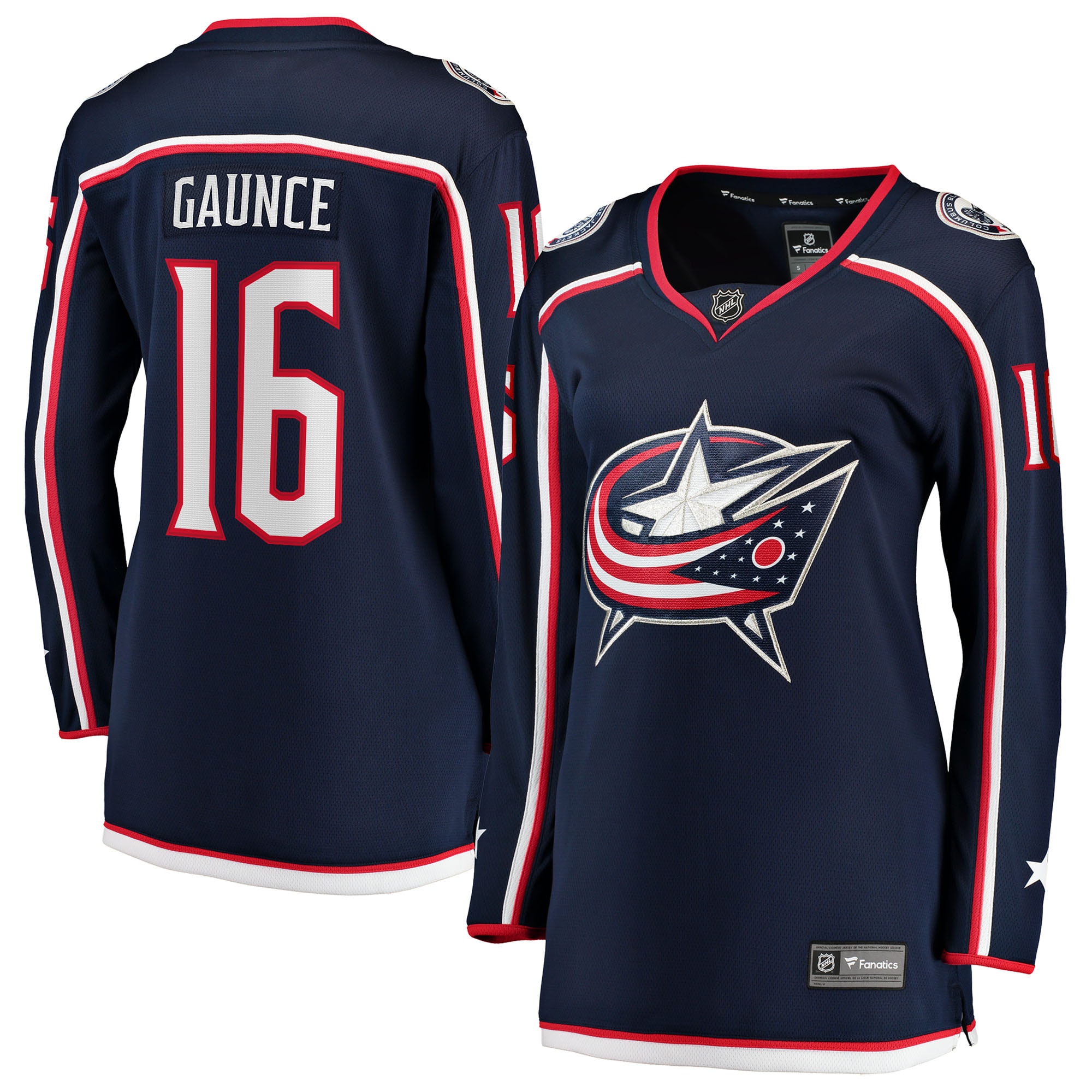Brendan Gaunce Columbus Blue Jackets Fanatics Women's Home Breakaway Jersey - Navy