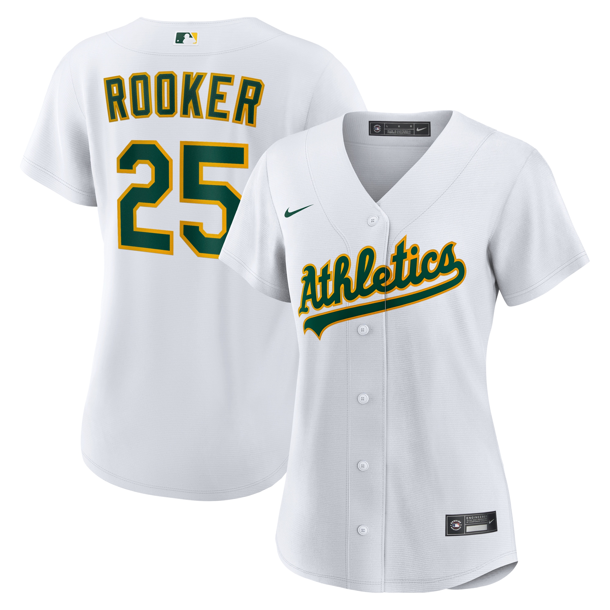 Brent Rooker Athletics Women's Home Jersey - White