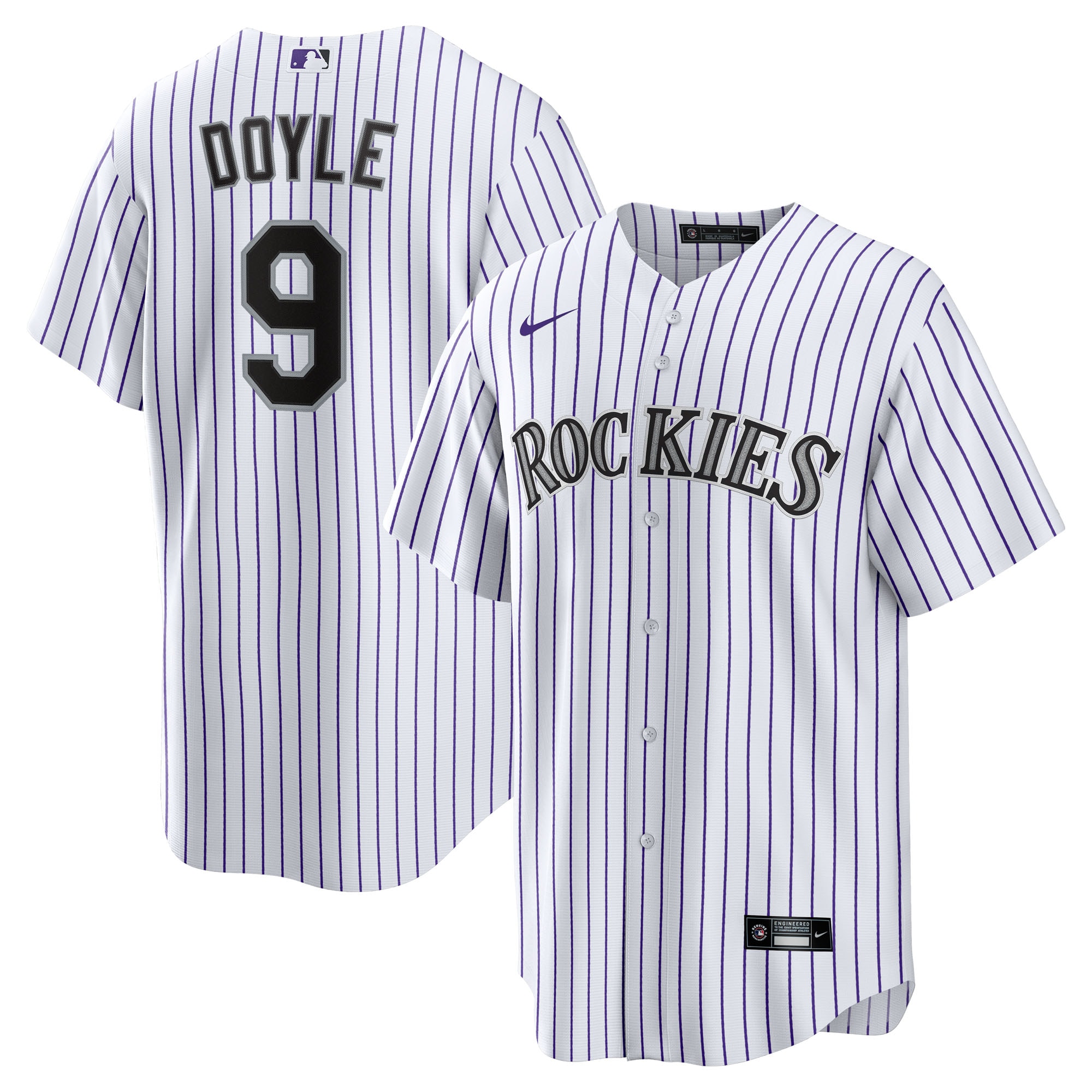 Brenton Doyle Colorado Rockies Youth Home Jersey - White
