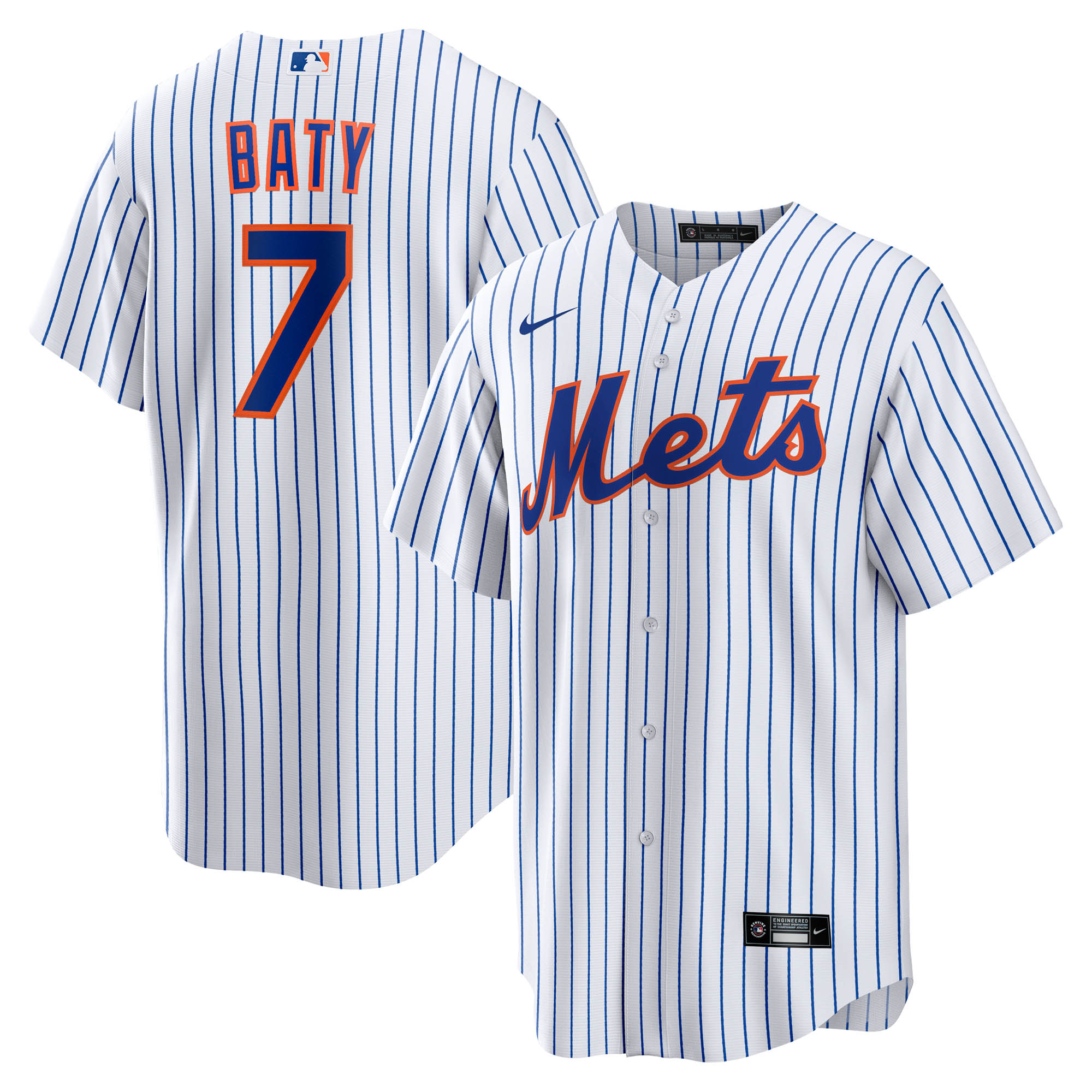 Brett Baty New York Mets Home Jersey - White