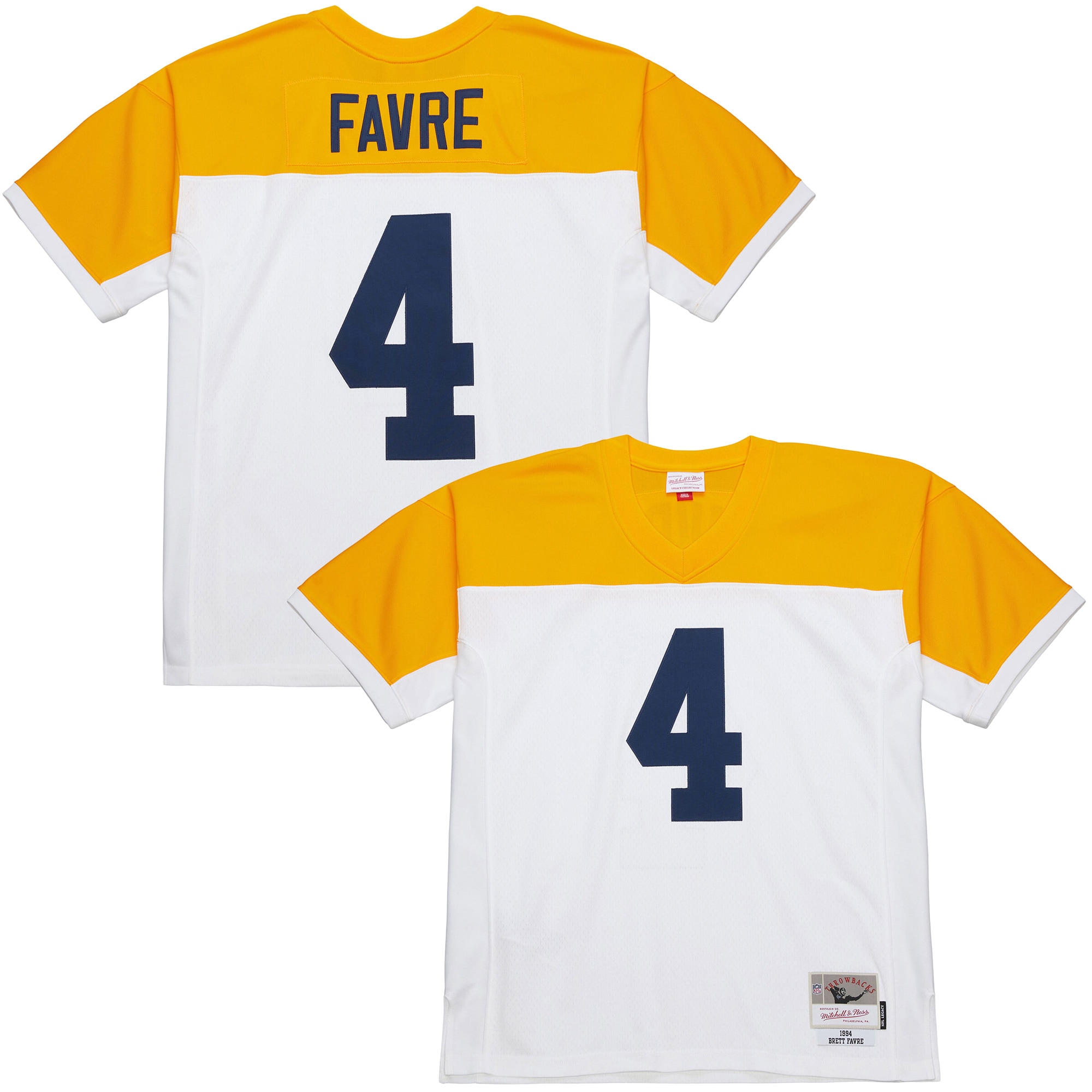 Brett Favre Green Bay Packers 1994 Legacy Jersey - White