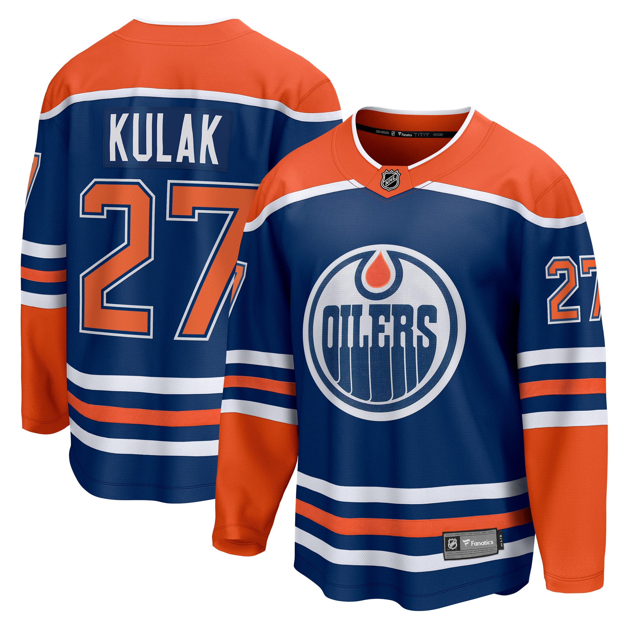 Brett Kulak Edmonton Oilers Fanatics Home Breakaway Player Jersey - Royal