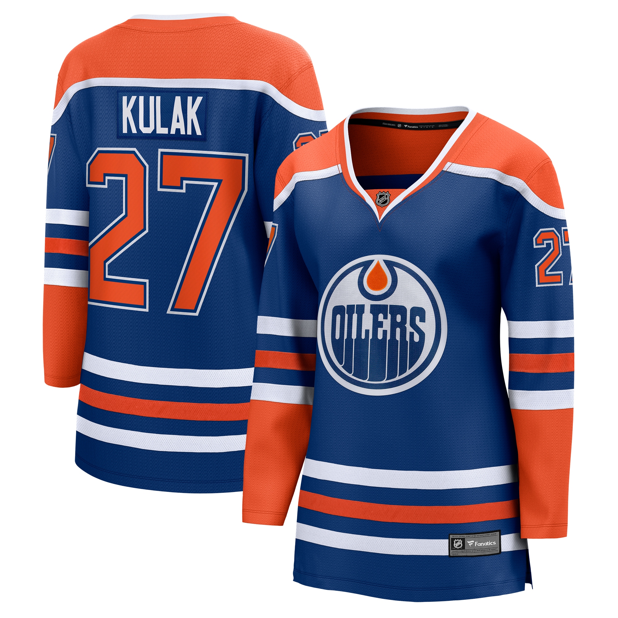 Brett Kulak Edmonton Oilers Fanatics Women's Home Breakaway Player Jersey - Royal