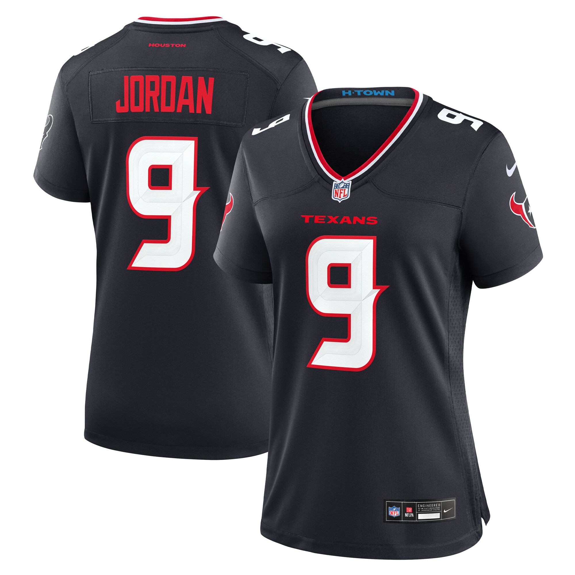 Brevin Jordan Houston Texans Women's Team Game Jersey - Navy