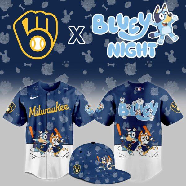 Alternative view of Brewers Bluey Night Jersey - Nike Limited Edition
