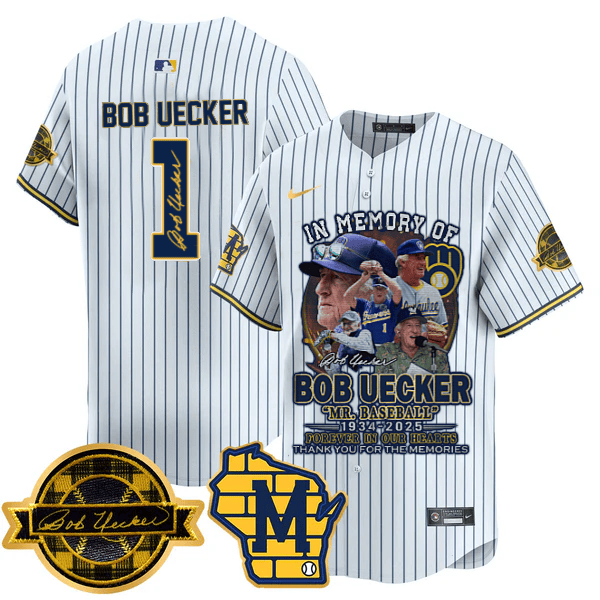 Brewers Uecker In Memory Jersey - Brewers Uecker ‘In Memory’ Jersey