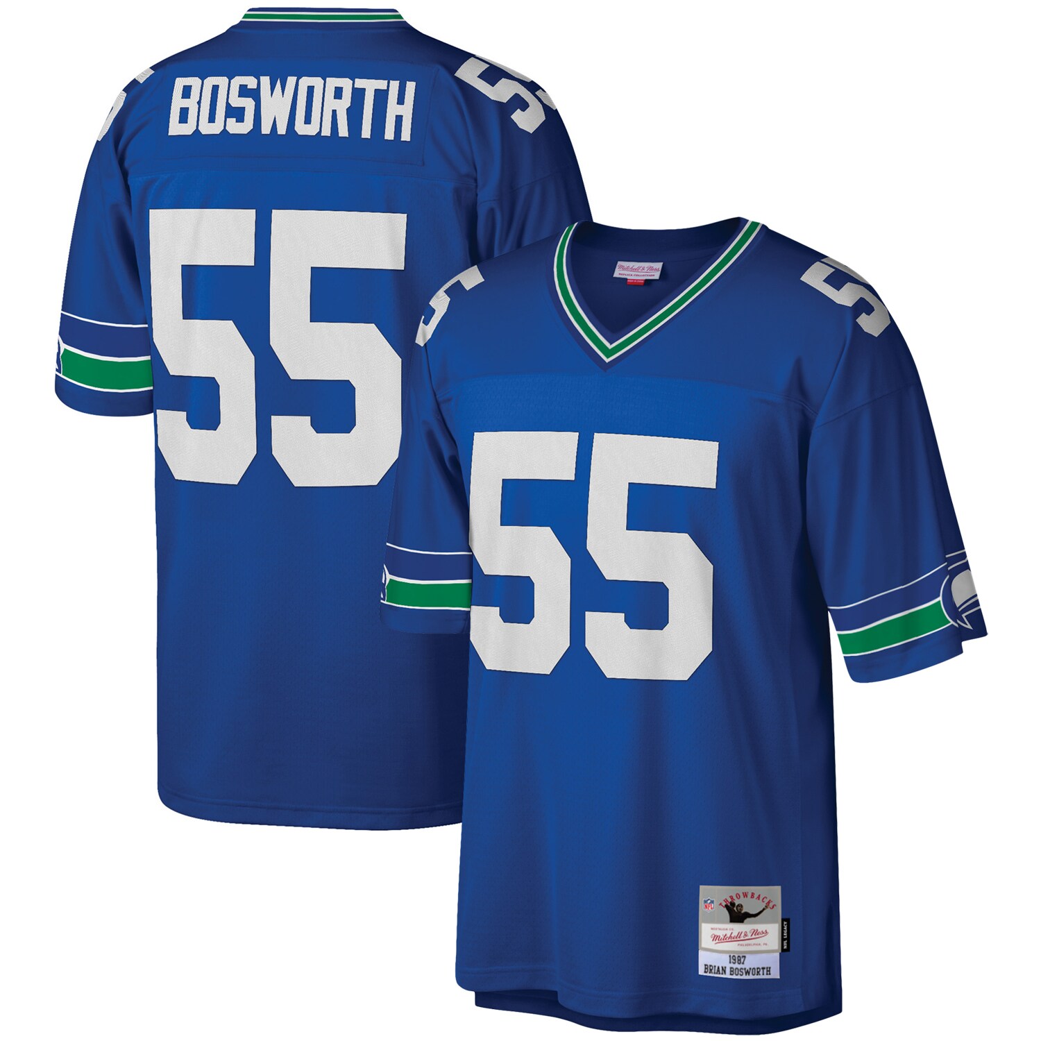 Brian Bosworth Seattle Seahawks Legacy Jersey - Royal