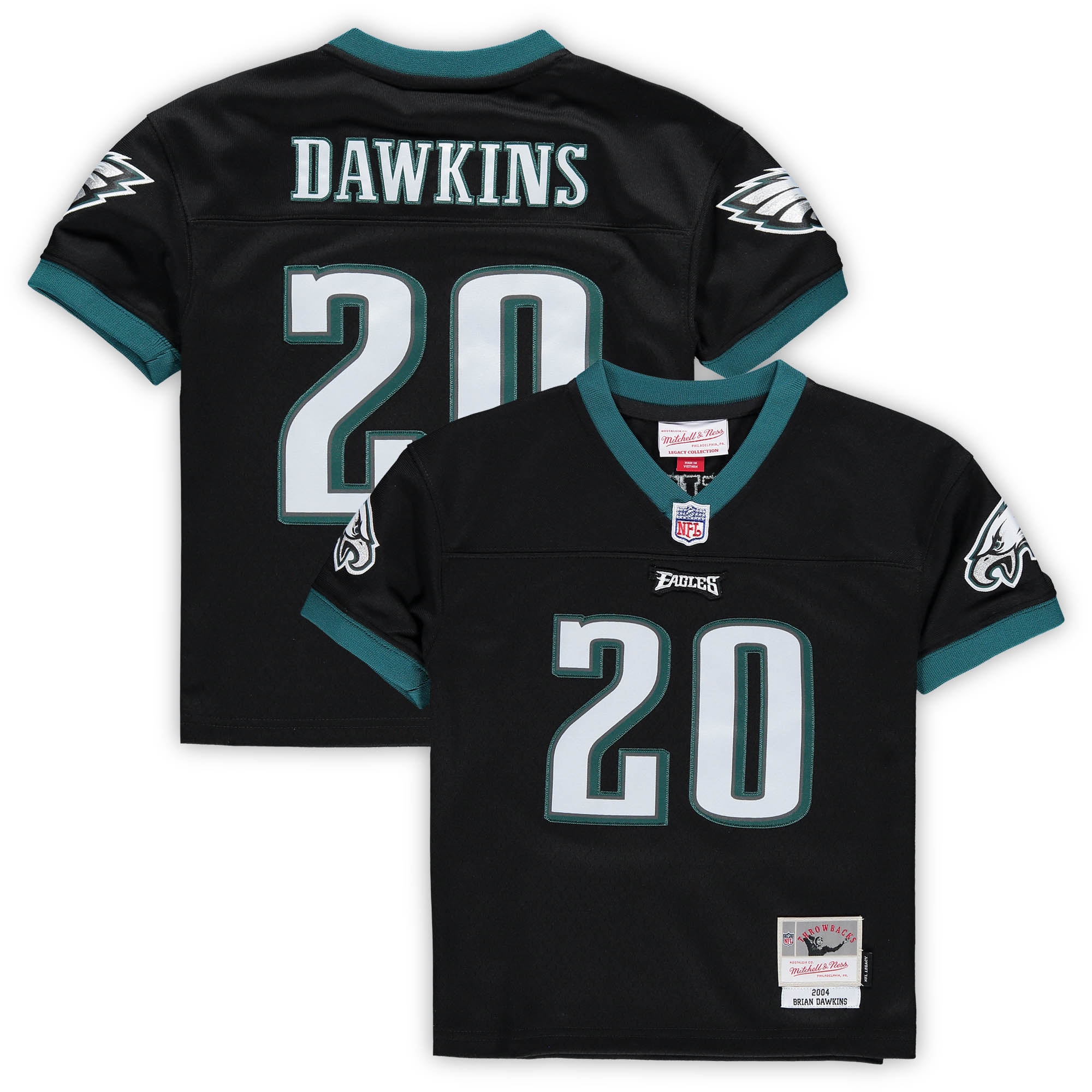 Brian Dawkins Philadelphia Eagles Infant 2004 Retired Legacy Jersey - Black