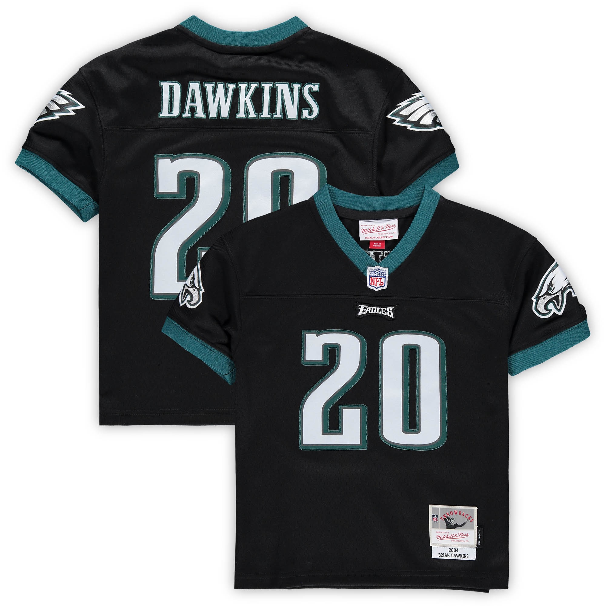 Brian Dawkins Philadelphia Eagles Preschool Retired Legacy Jersey - Black