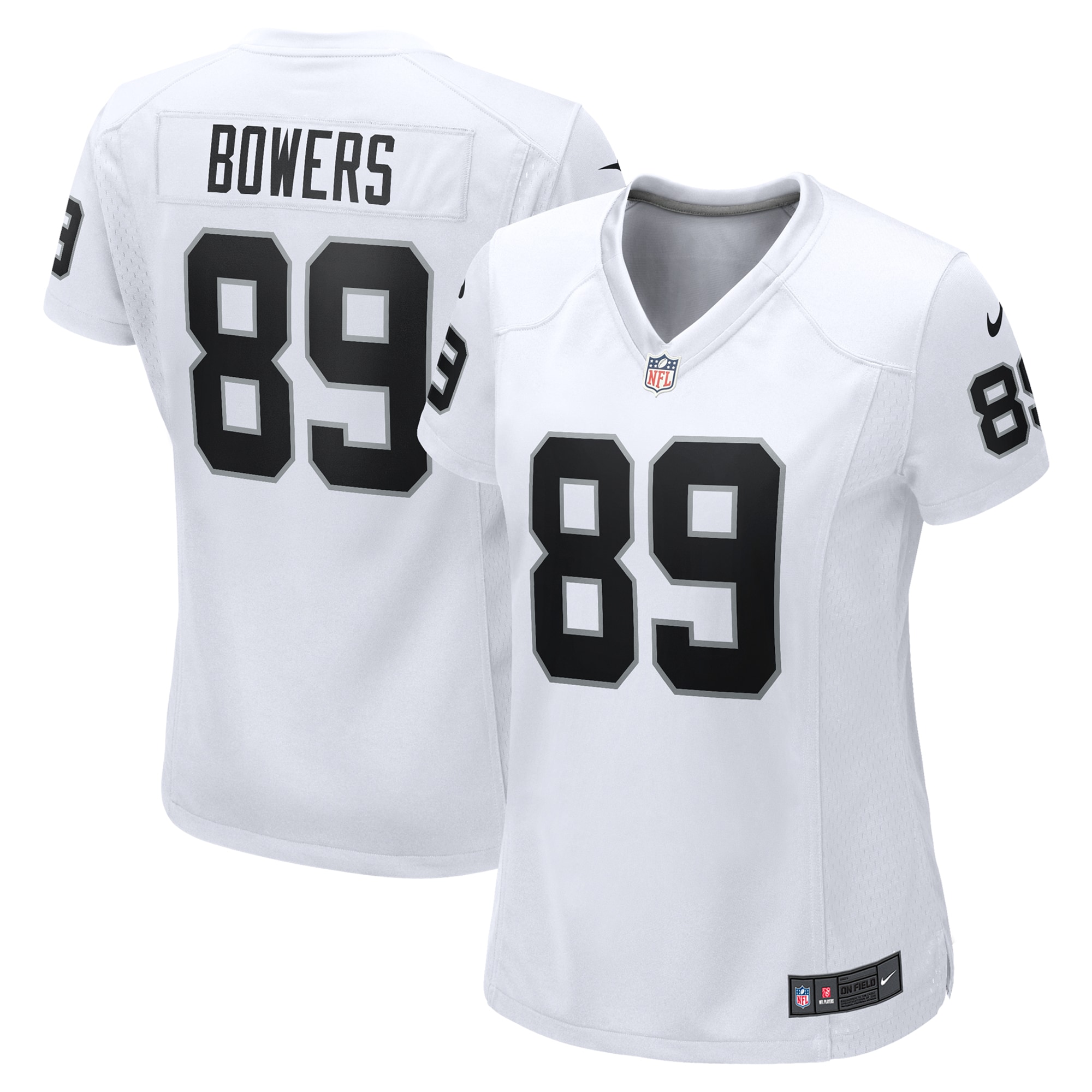 Brock Bowers Las Vegas Raiders Women's Game Jersey - White