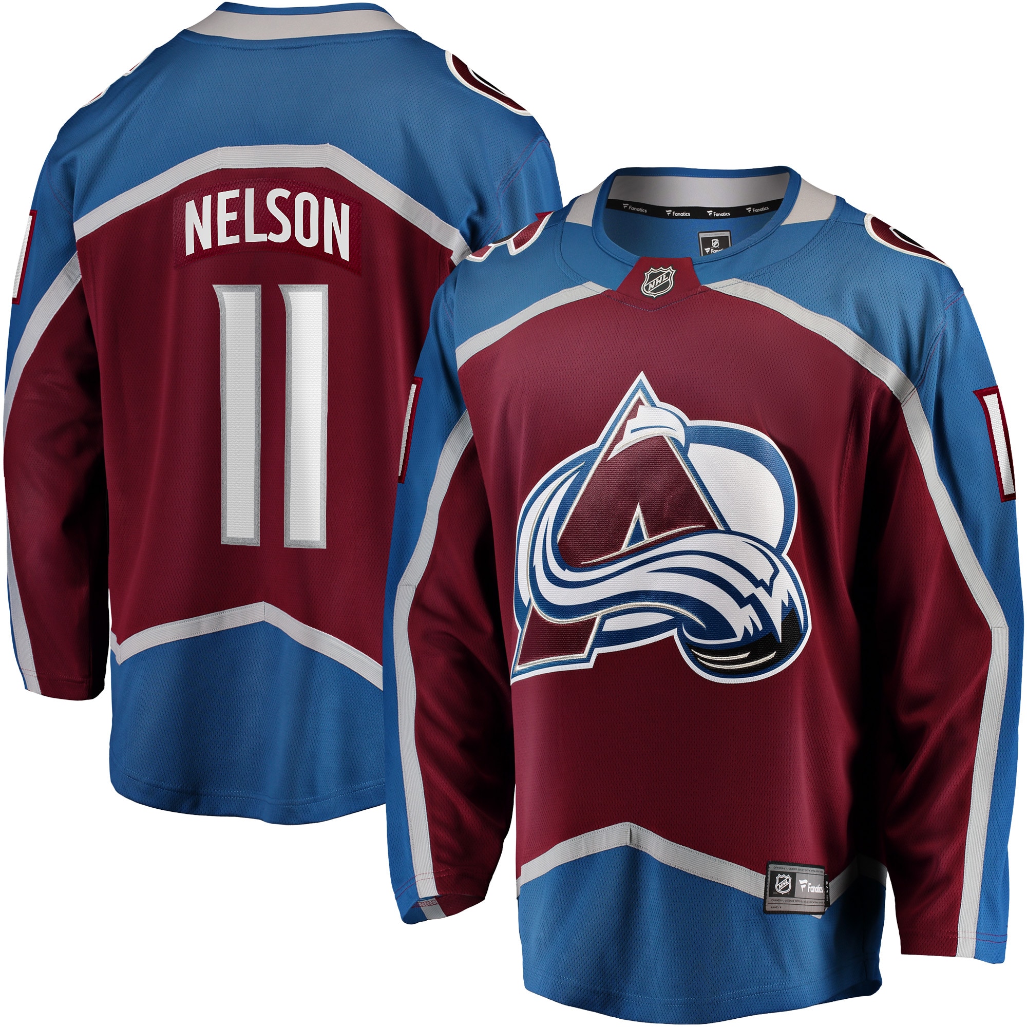 Brock Nelson Colorado Avalanche Fanatics Home Breakaway Jersey - Burgundy