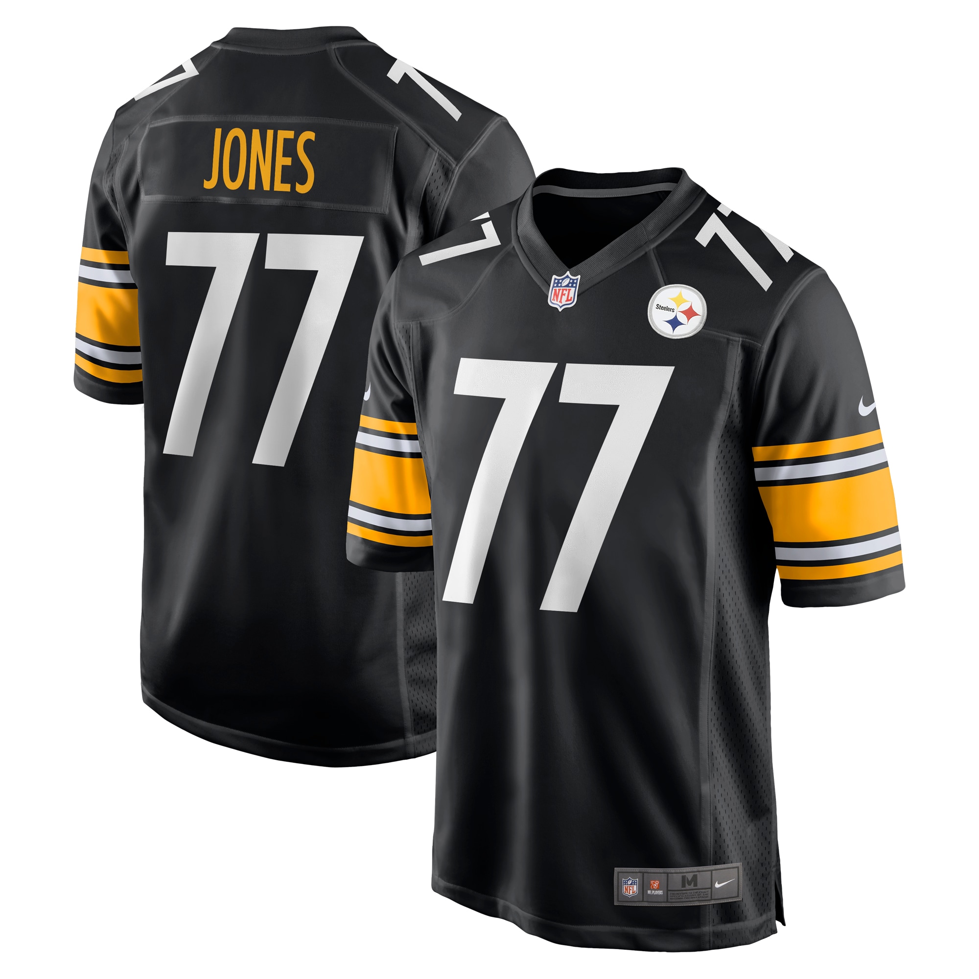 Broderick Jones Pittsburgh Steelers Game Jersey - Black