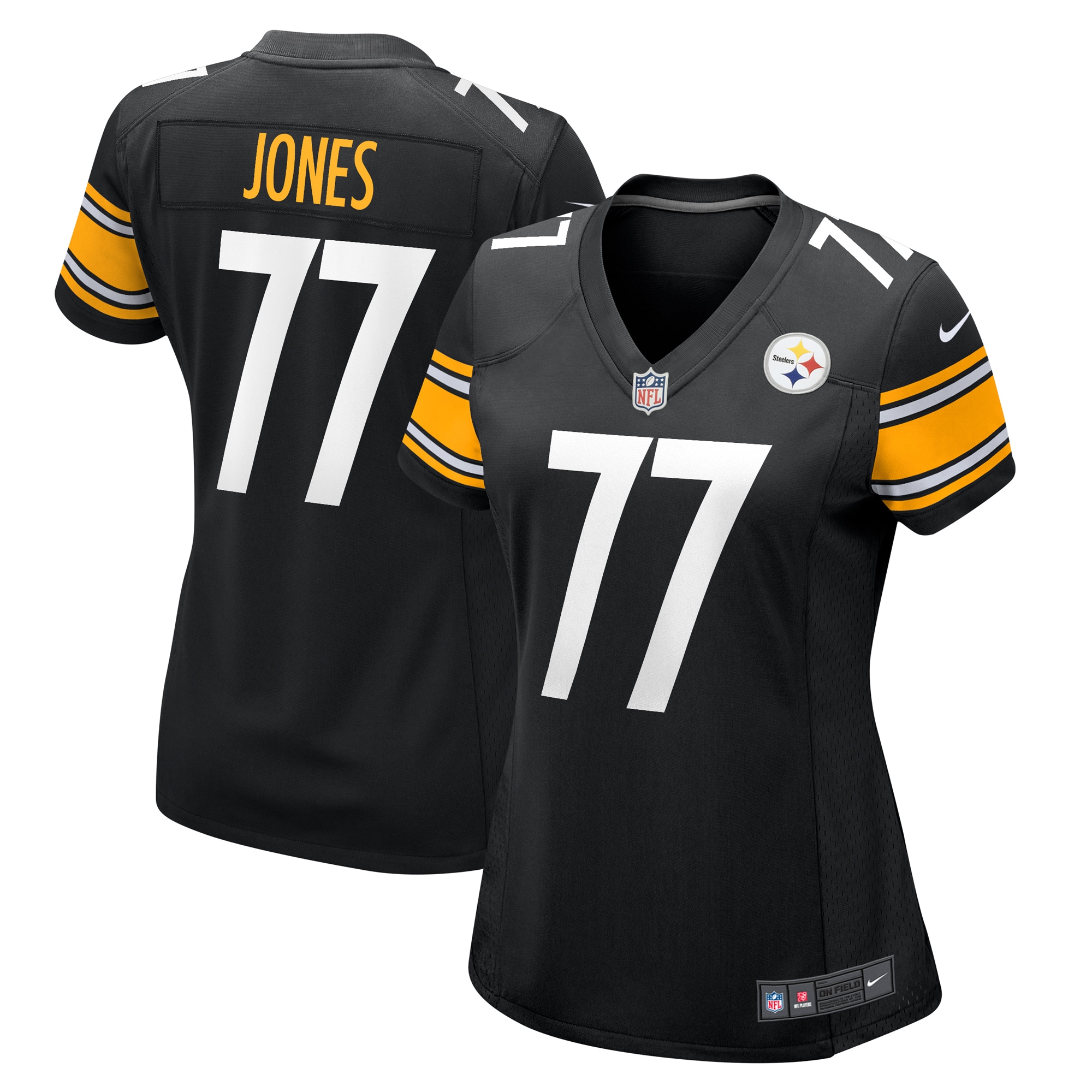 Broderick Jones Pittsburgh Steelers Women's Game Jersey - Black