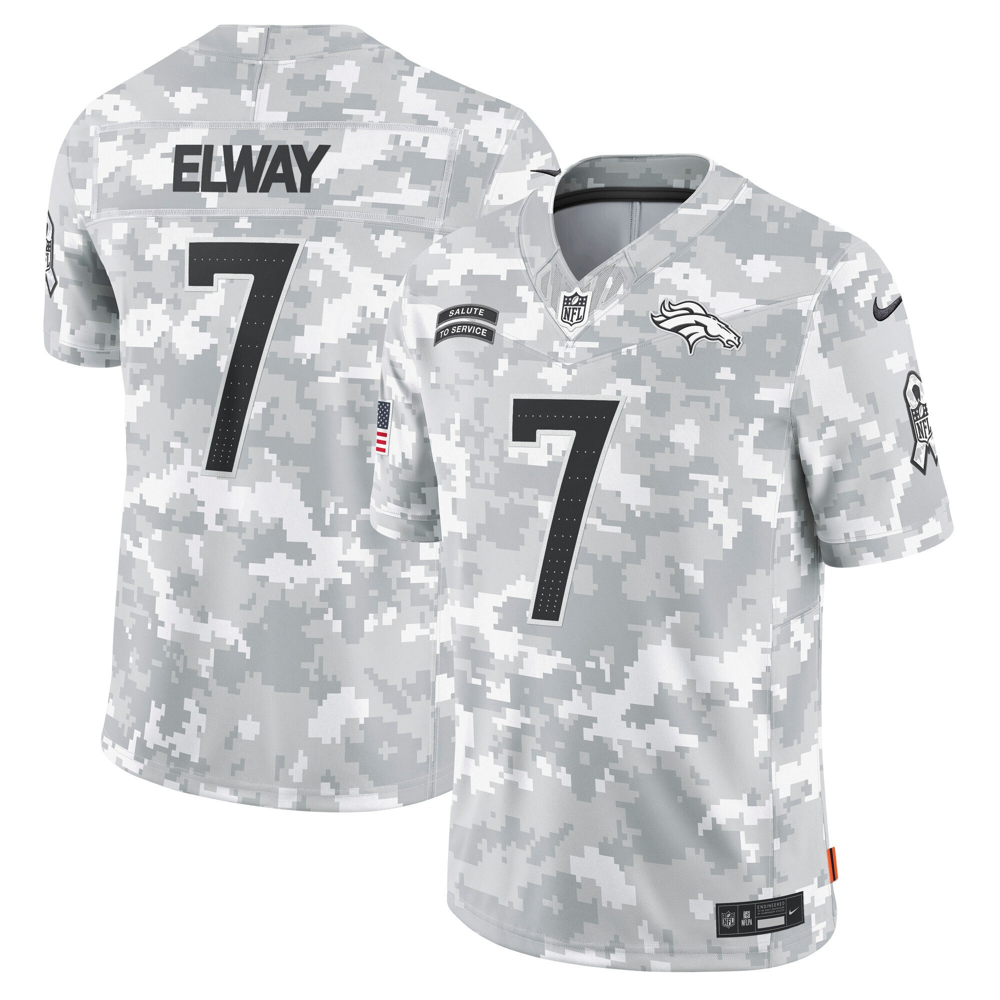 Alternative view of Broncos Surtain Camo Jersey - Nike Broncos Surtain II #2 Camo Jersey