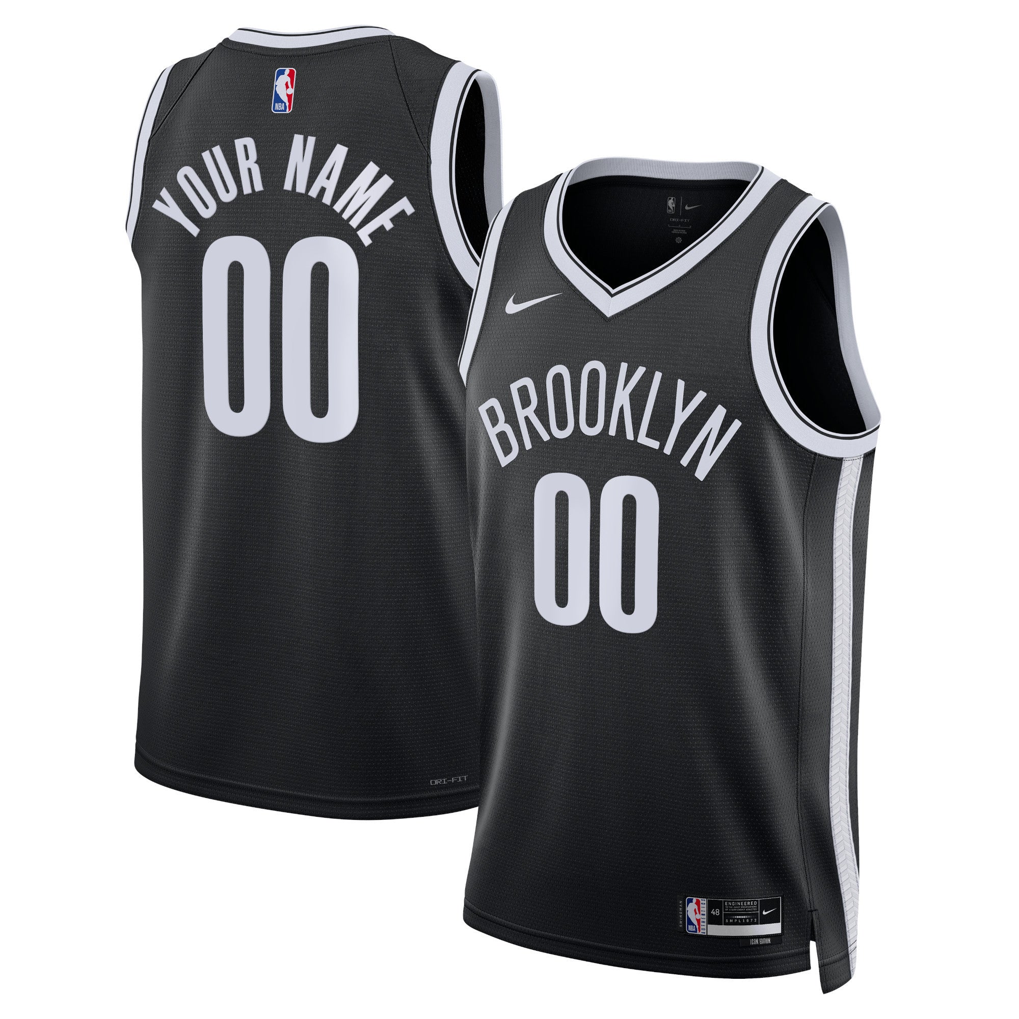 Brooklyn Nets Icon Jersey - Nike Brooklyn Nets Icon Edition Authentic