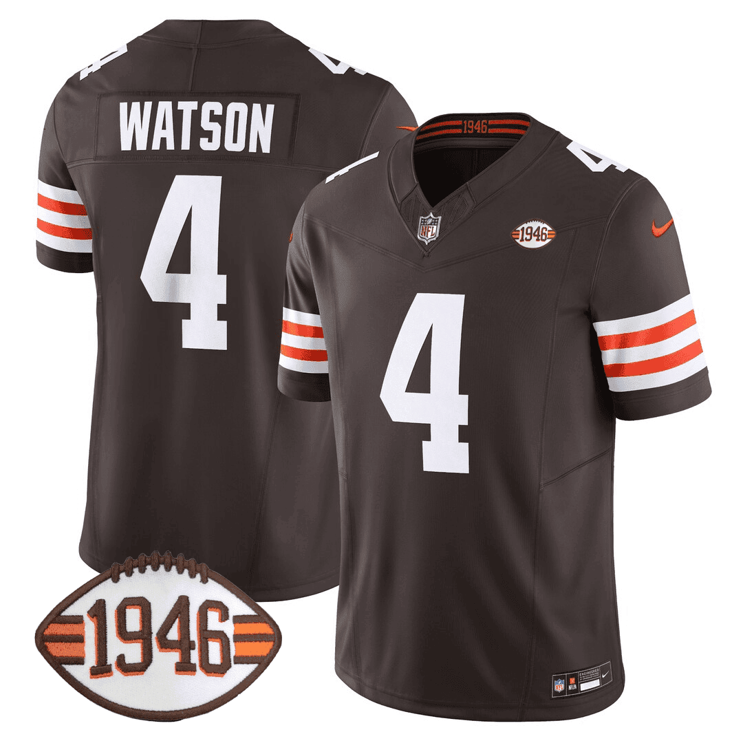 Browns Watson #4 Jersey - Nike Browns Watson #4 Brown 1946 Jersey