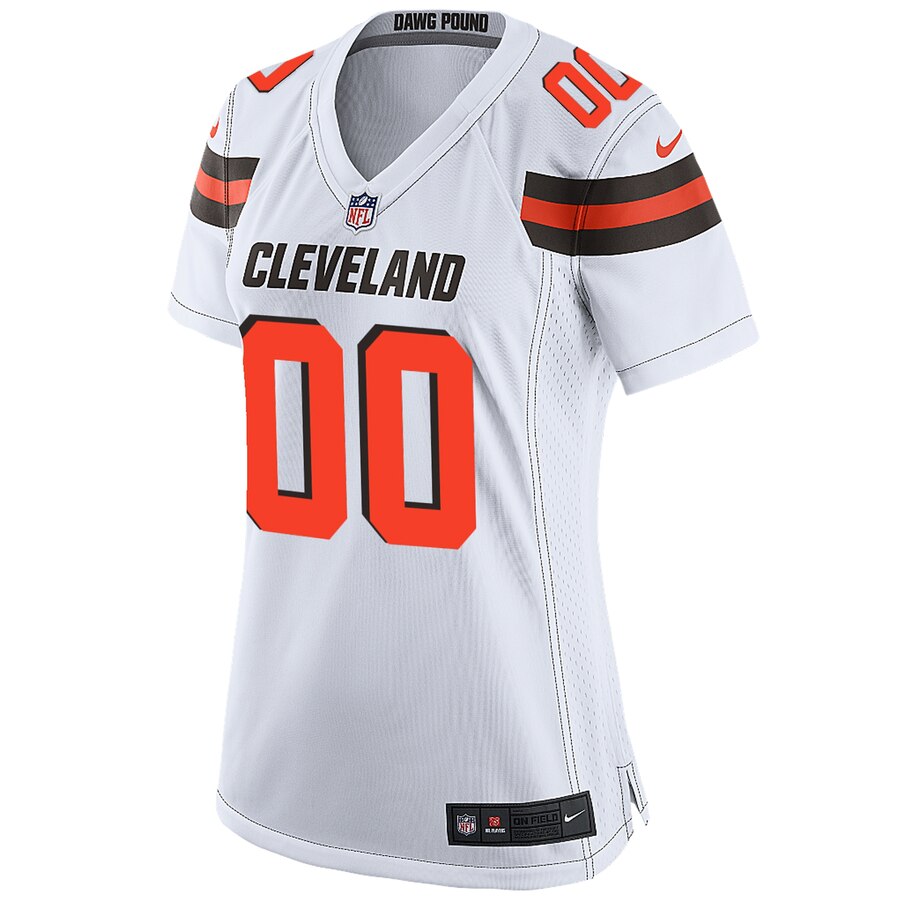 Alternative view of Browns White Custom Jersey nike - Browns White Custom Jersey - Nike