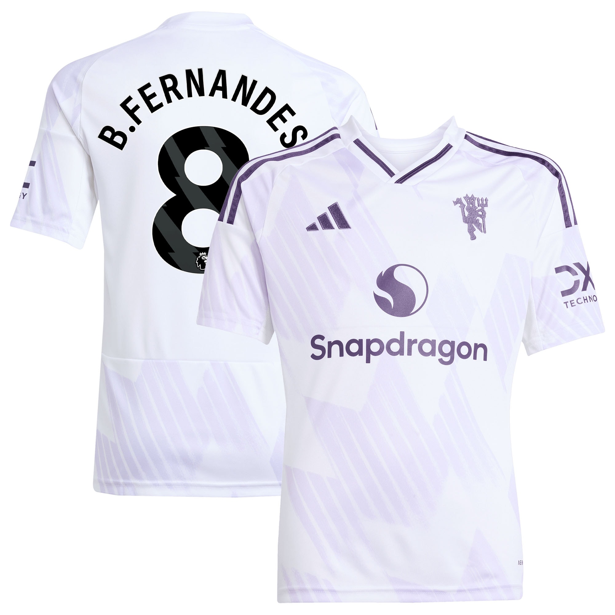 Bruno Fernandes Manchester United Youth 2025/26 Away Player Jersey