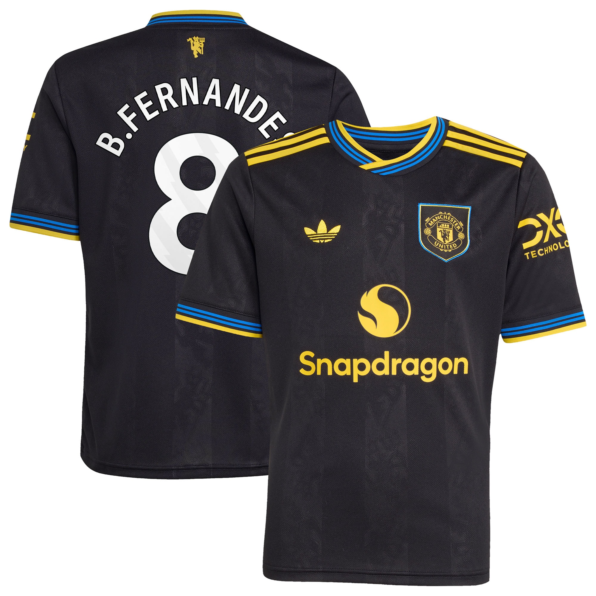 Bruno Fernandes Manchester United Youth 2025/26 Third Player Jersey