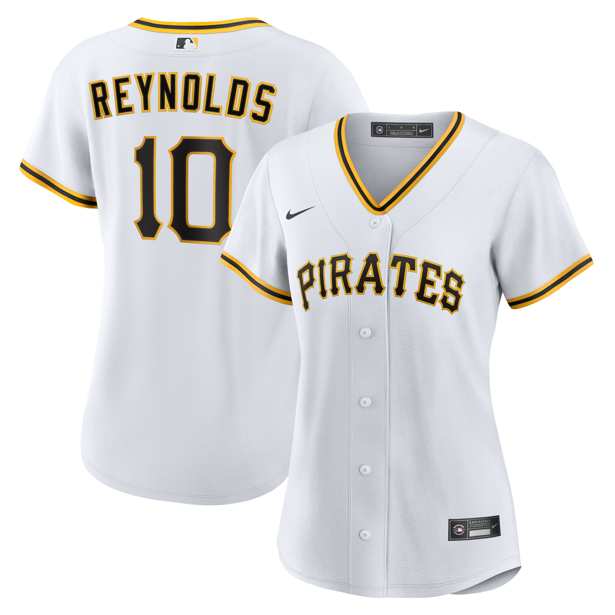 Bryan Reynolds Pittsburgh Pirates Women's Home Jersey - White