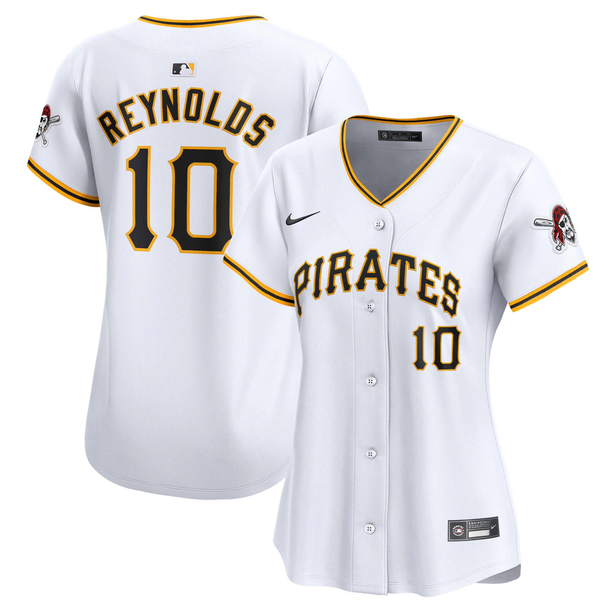 Bryan Reynolds Pittsburgh Pirates Women's Home Limited Player Jersey - White