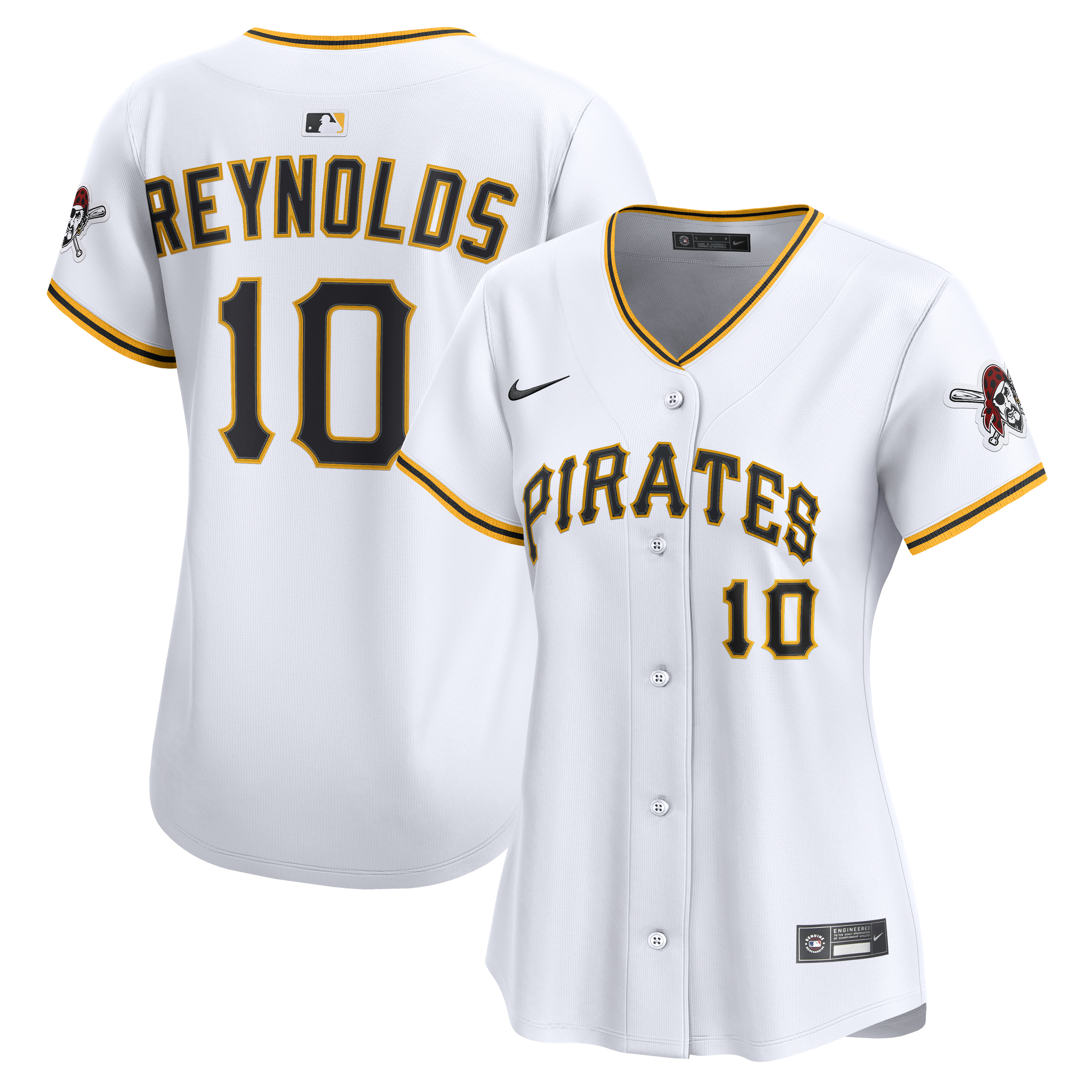 Bryan Reynolds Pittsburgh Pirates Women's Home Limited Player Jersey - White