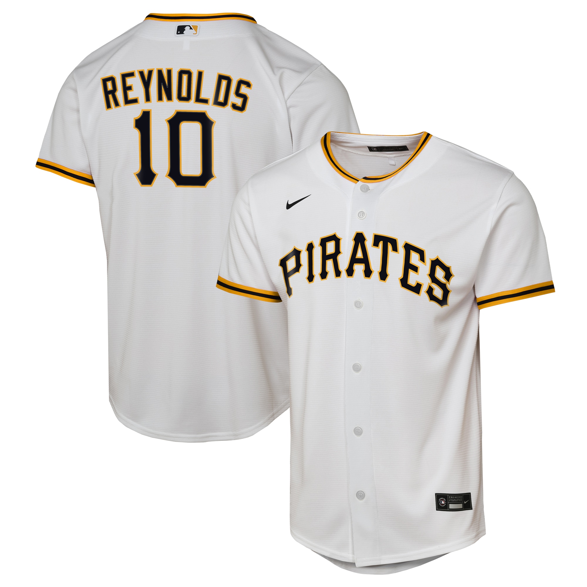 Bryan Reynolds Pittsburgh Pirates Youth Home Jersey - White