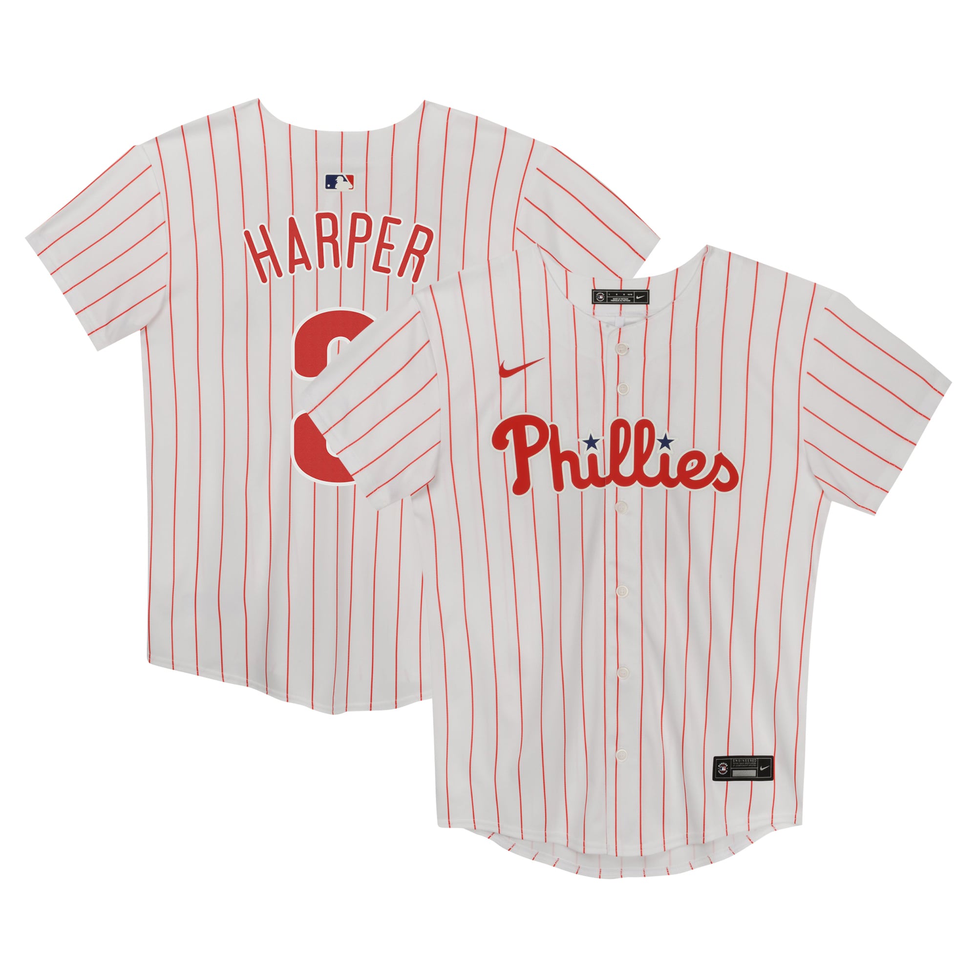 Bryce Harper Philadelphia Phillies Preschool Home Game Jersey - White