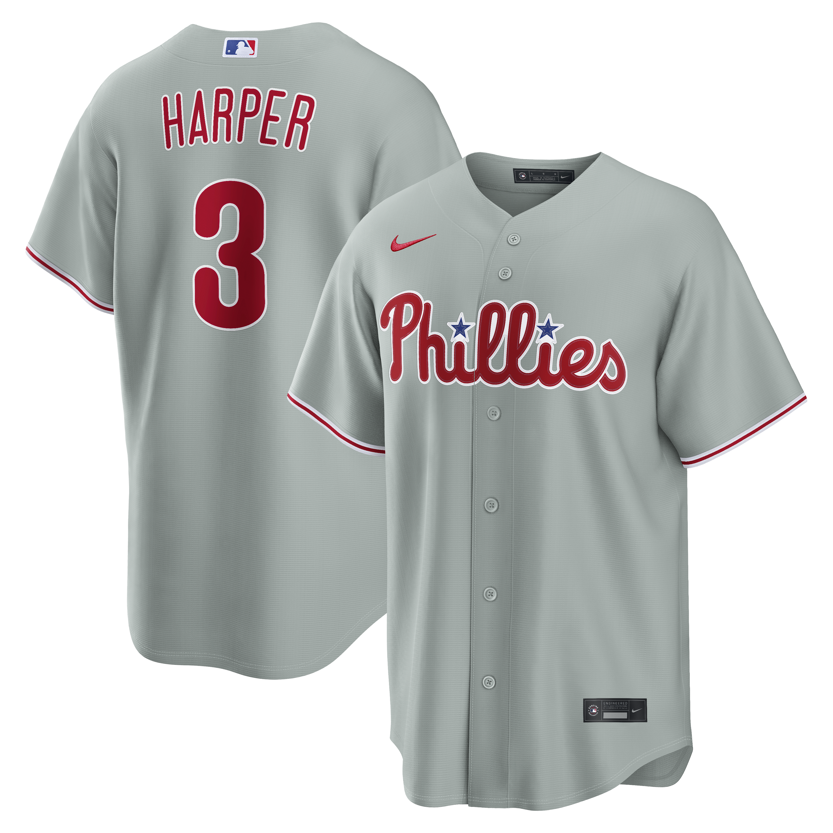 Bryce Harper Philadelphia Phillies Road Jersey